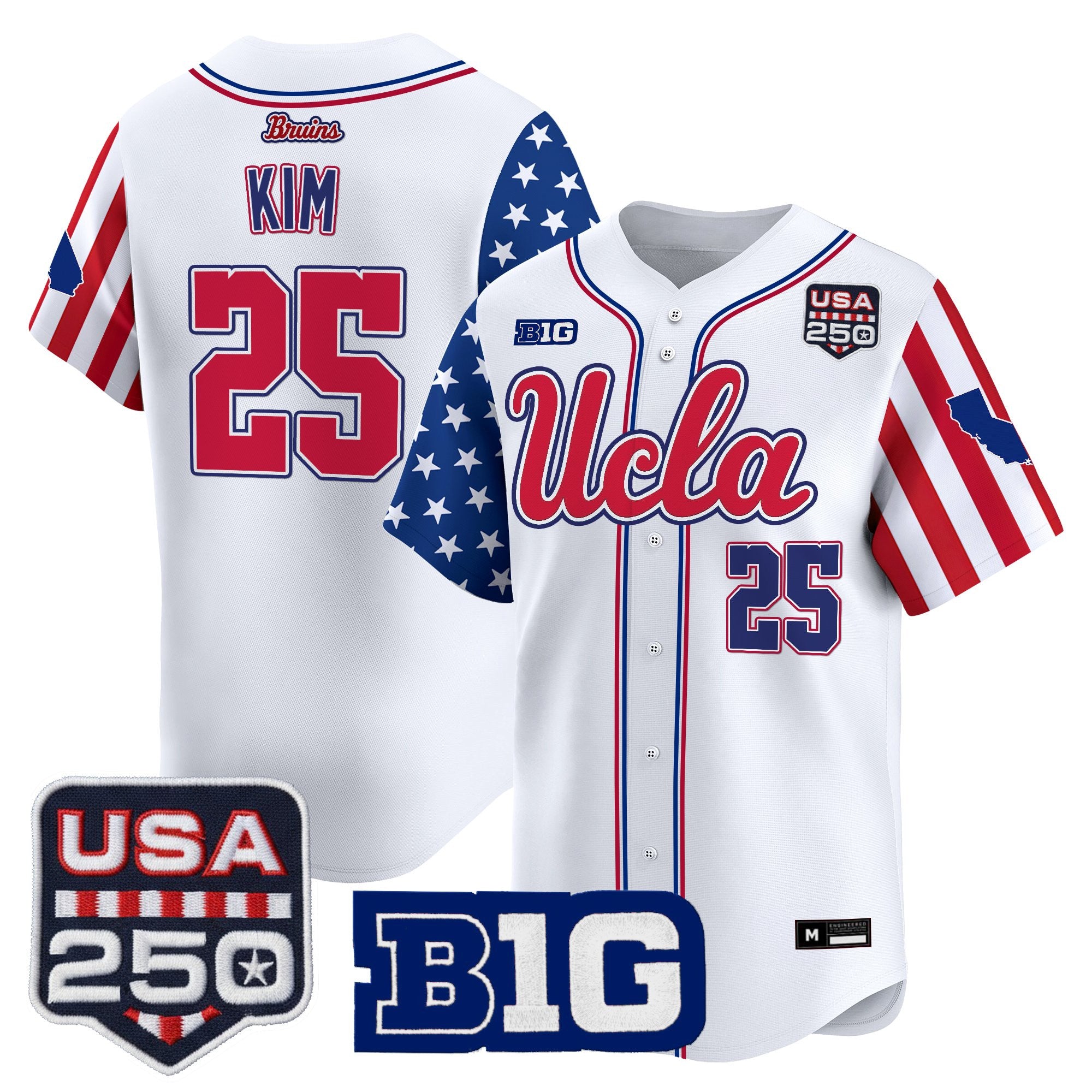 Men's UCLA Bruins "America 250 Edition" Vapor Premier Limited Jersey - All Stitched