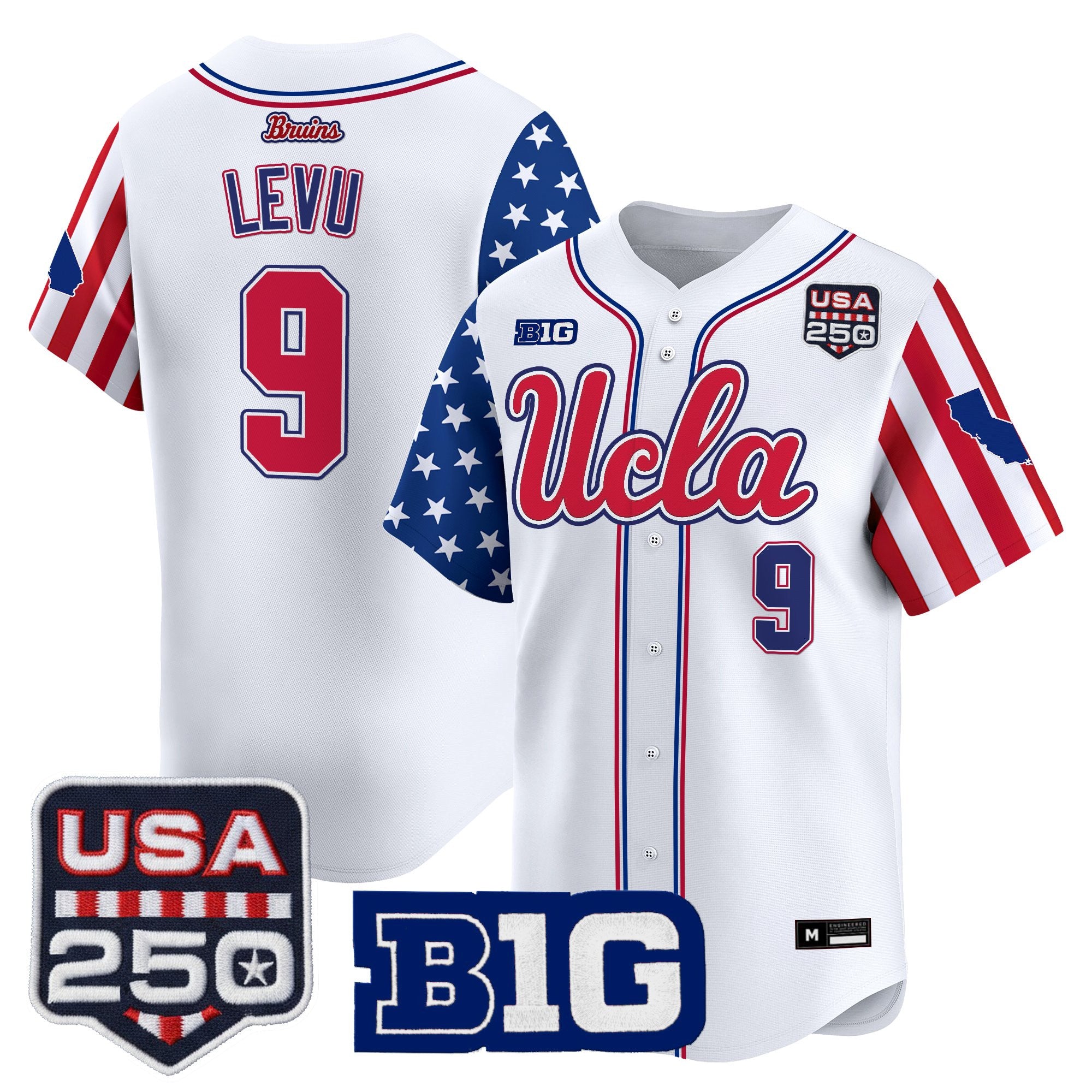 Men's UCLA Bruins "America 250 Edition" Vapor Premier Limited Jersey - All Stitched