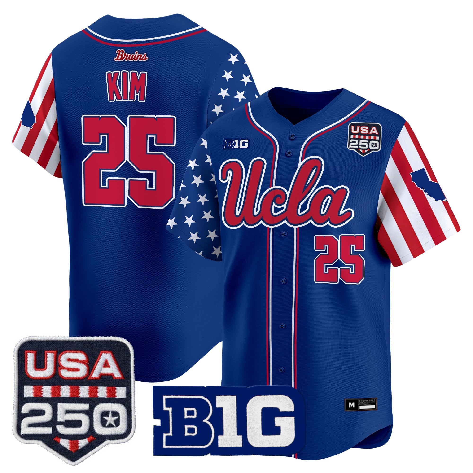 Men's UCLA Bruins "America 250 Edition" Vapor Premier Limited Jersey - All Stitched