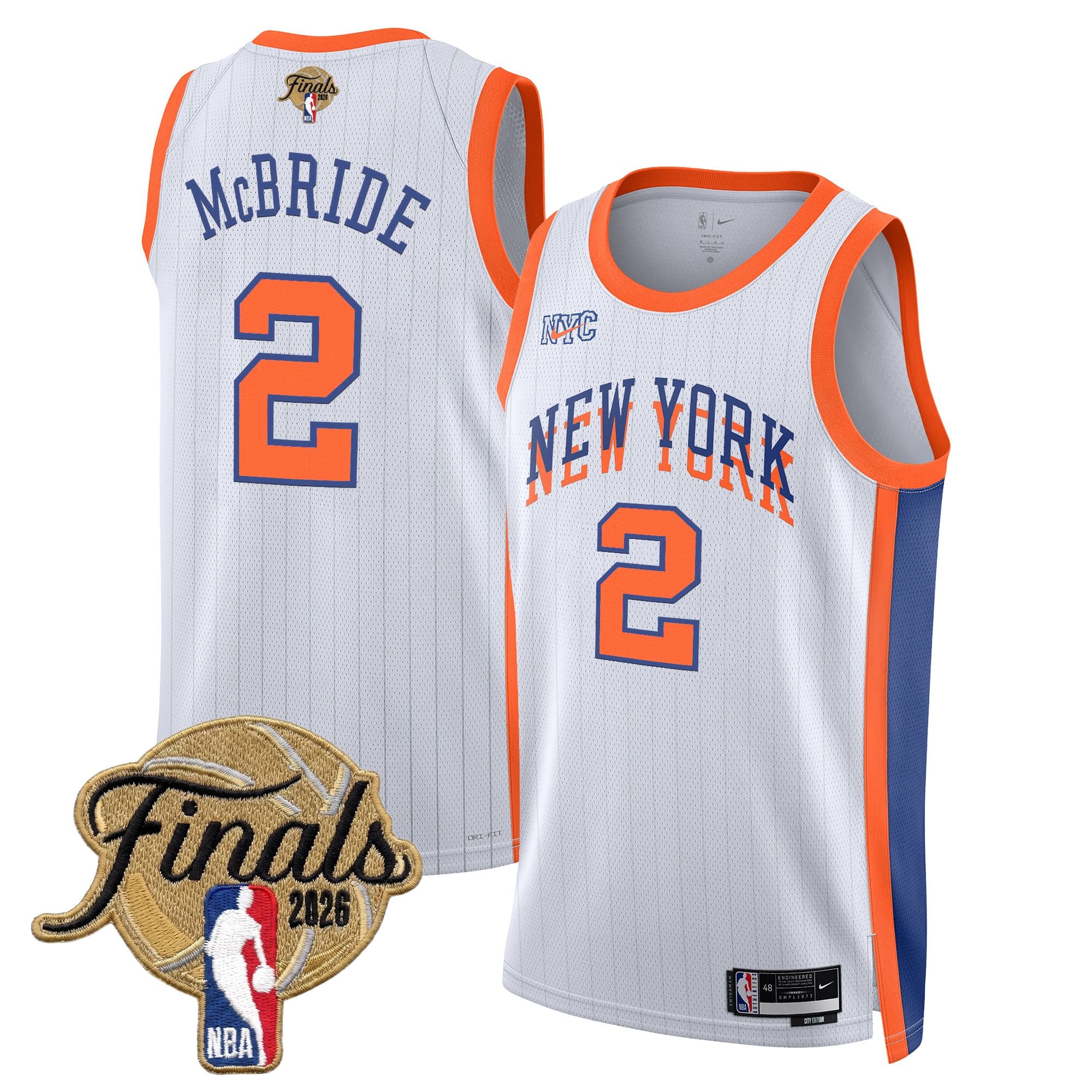 Men's New York Knicks 2026 Finals Swingman Jersey - All Stitched