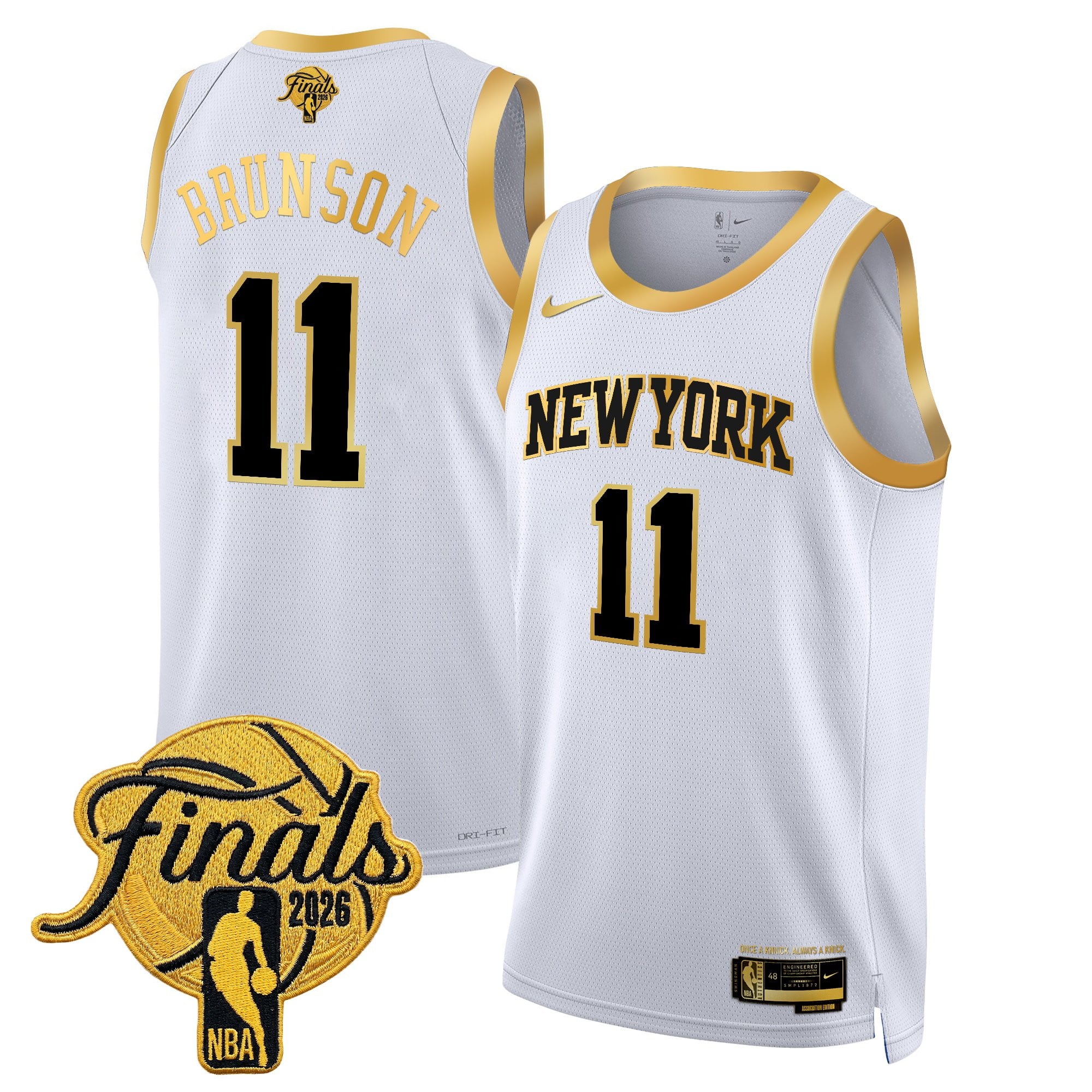 Men's New York Knicks 2026 Finals Swingman Jersey - All Stitched