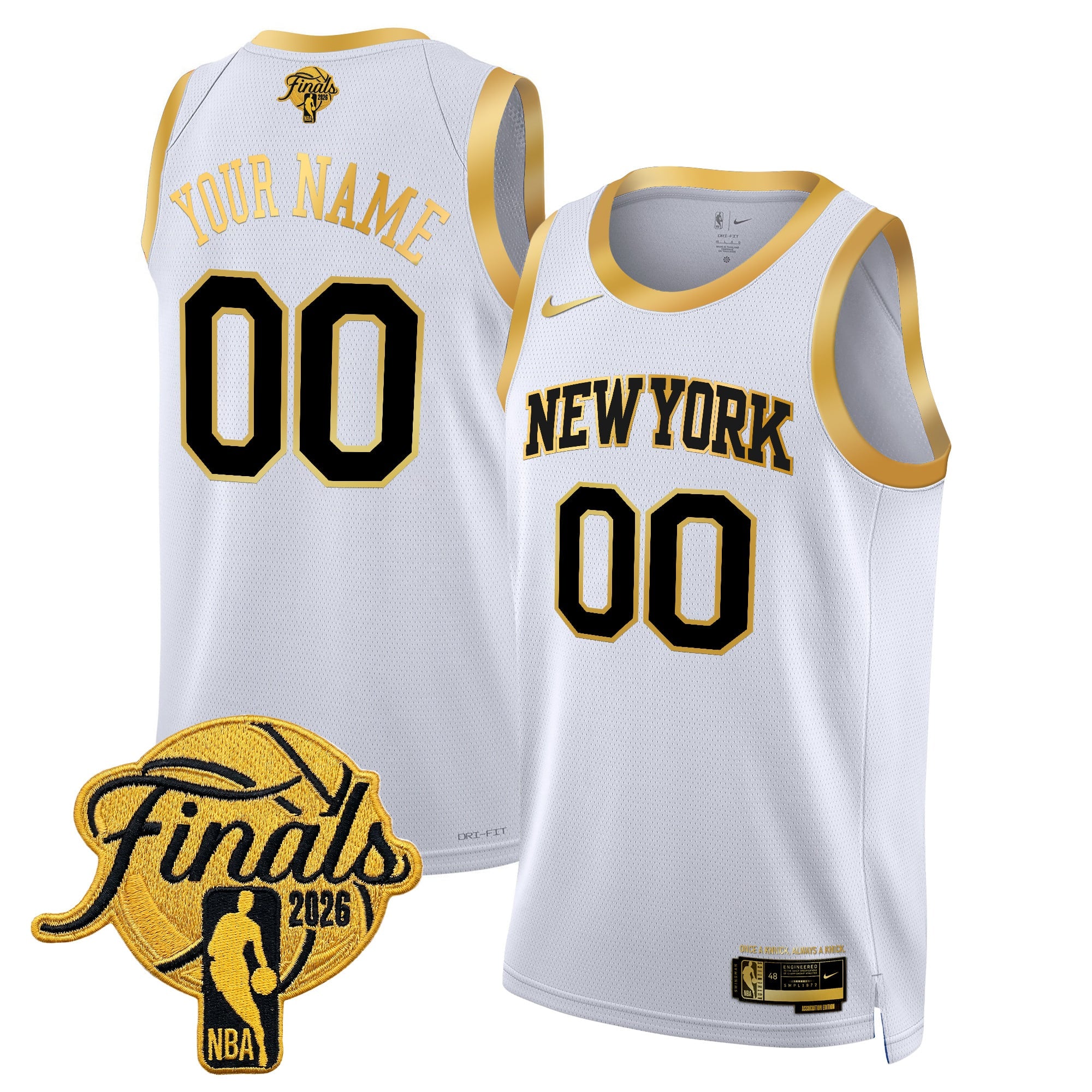 New York Knicks 2026 Finals Custom Swingman Jersey - All Stitched