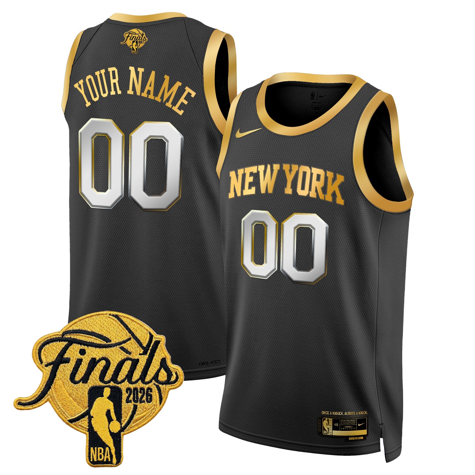 New York Knicks 2026 Finals Custom Swingman Jersey - All Stitched
