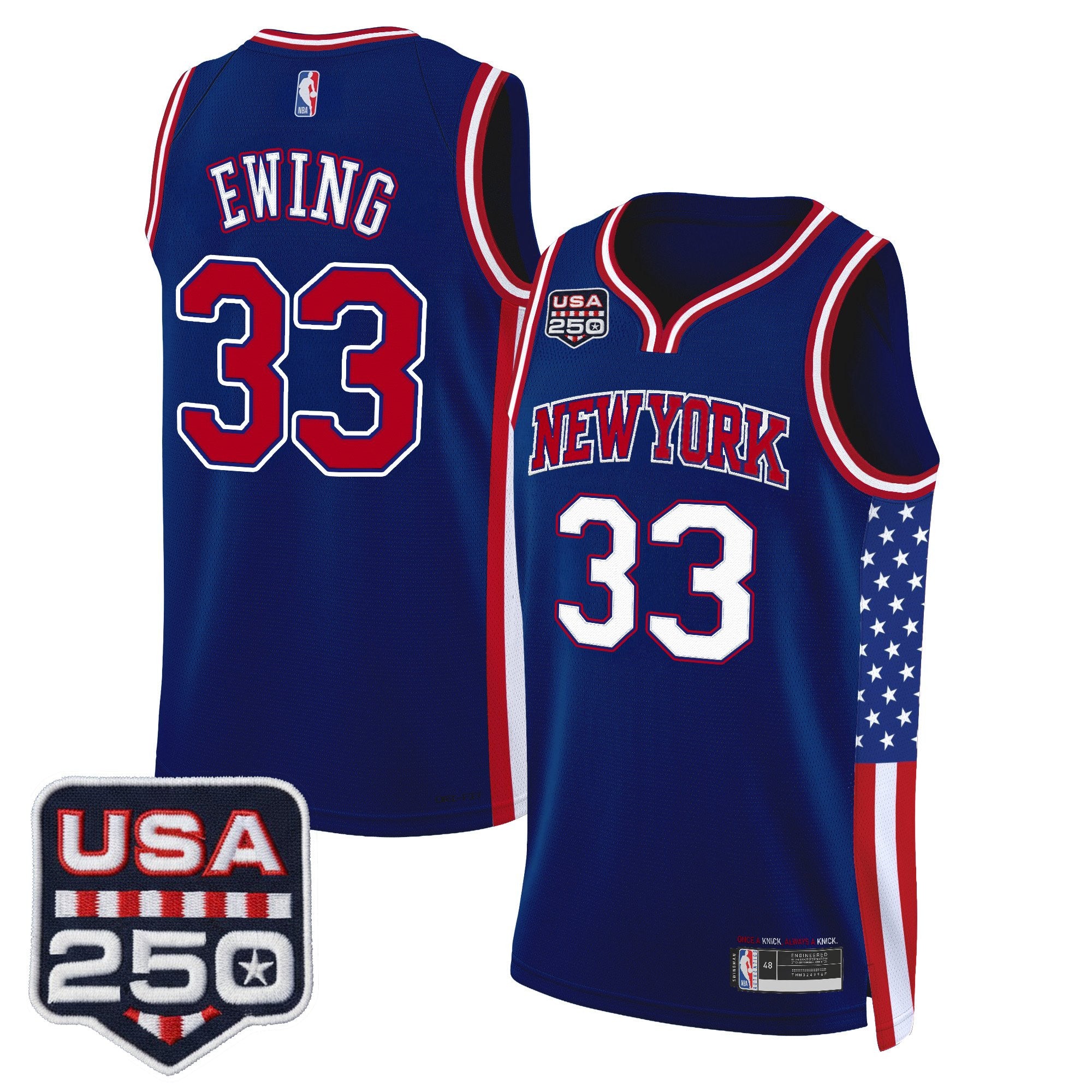 Men's New York Knicks "America 250 Edition" Swingman Jersey - All Stitched