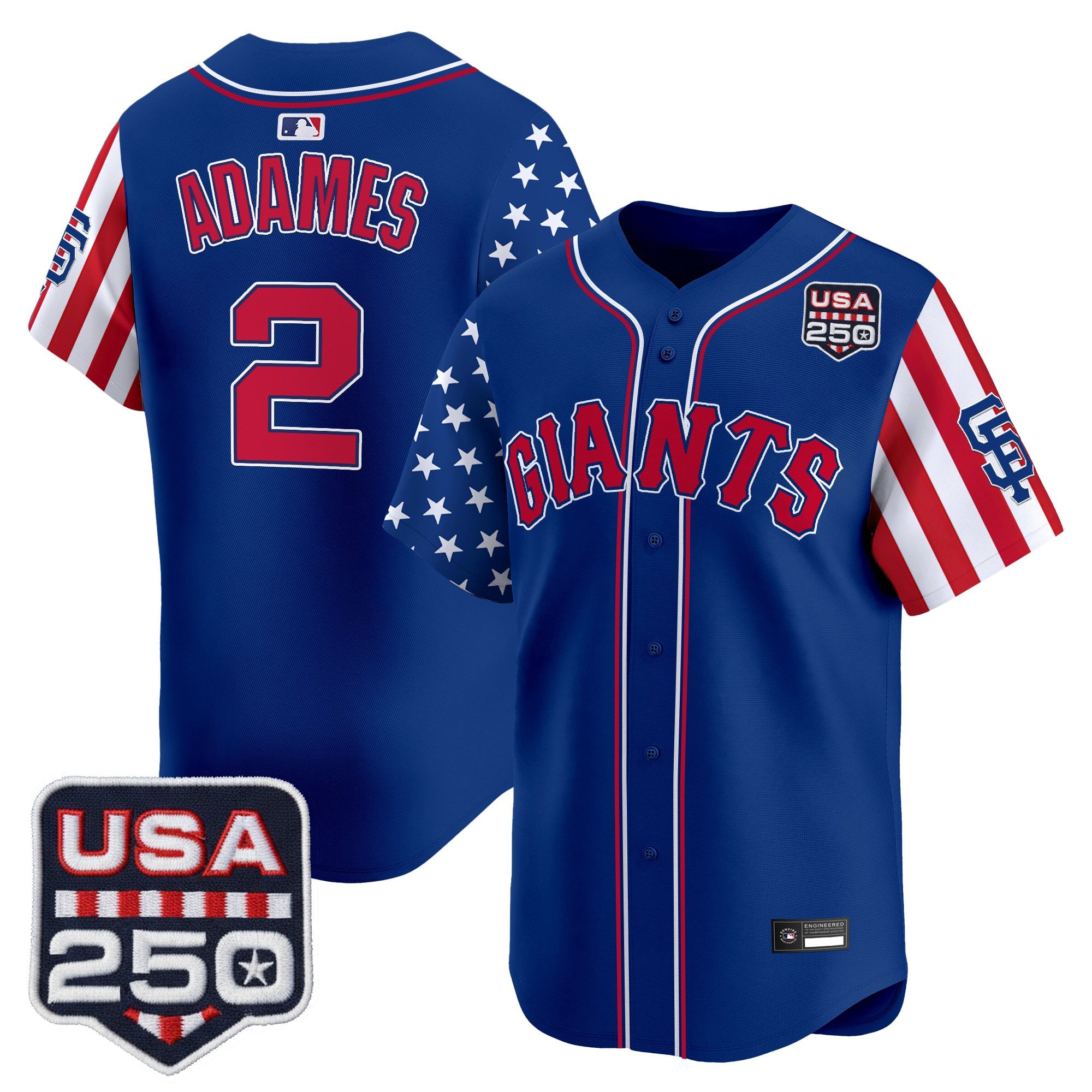 Men's San Francisco Giants "America 250 Edition" Vapor Premier Limited Jersey - All Stitched