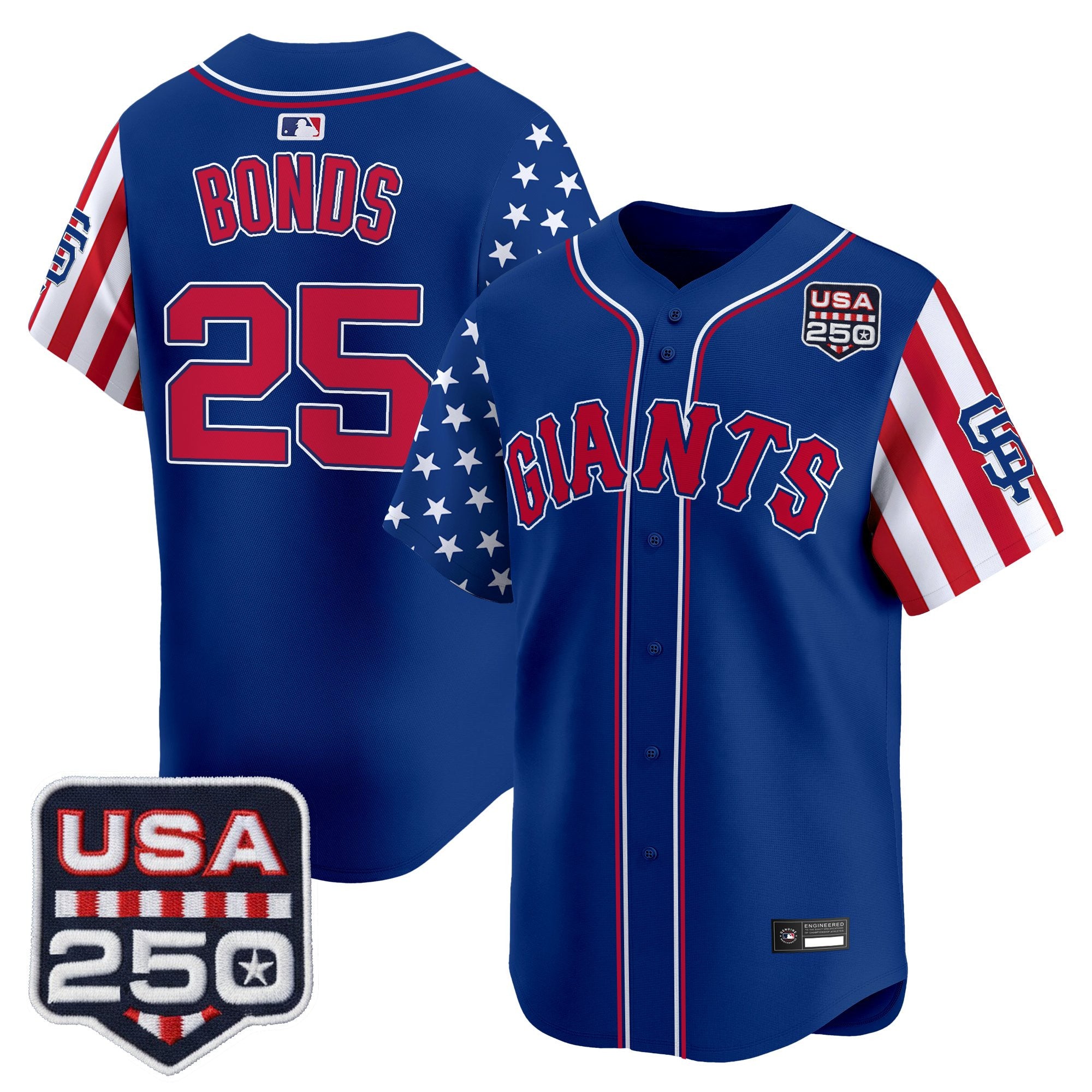 Men's San Francisco Giants "America 250 Edition" Vapor Premier Limited Jersey - All Stitched