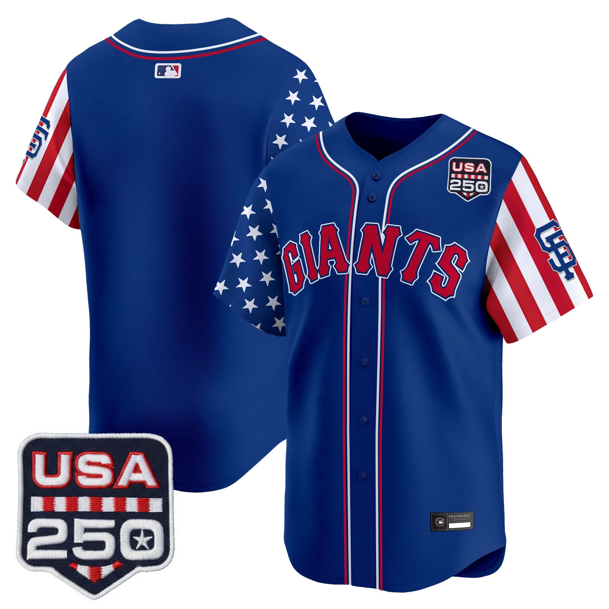 Men's San Francisco Giants "America 250 Edition" Vapor Premier Limited Jersey - All Stitched