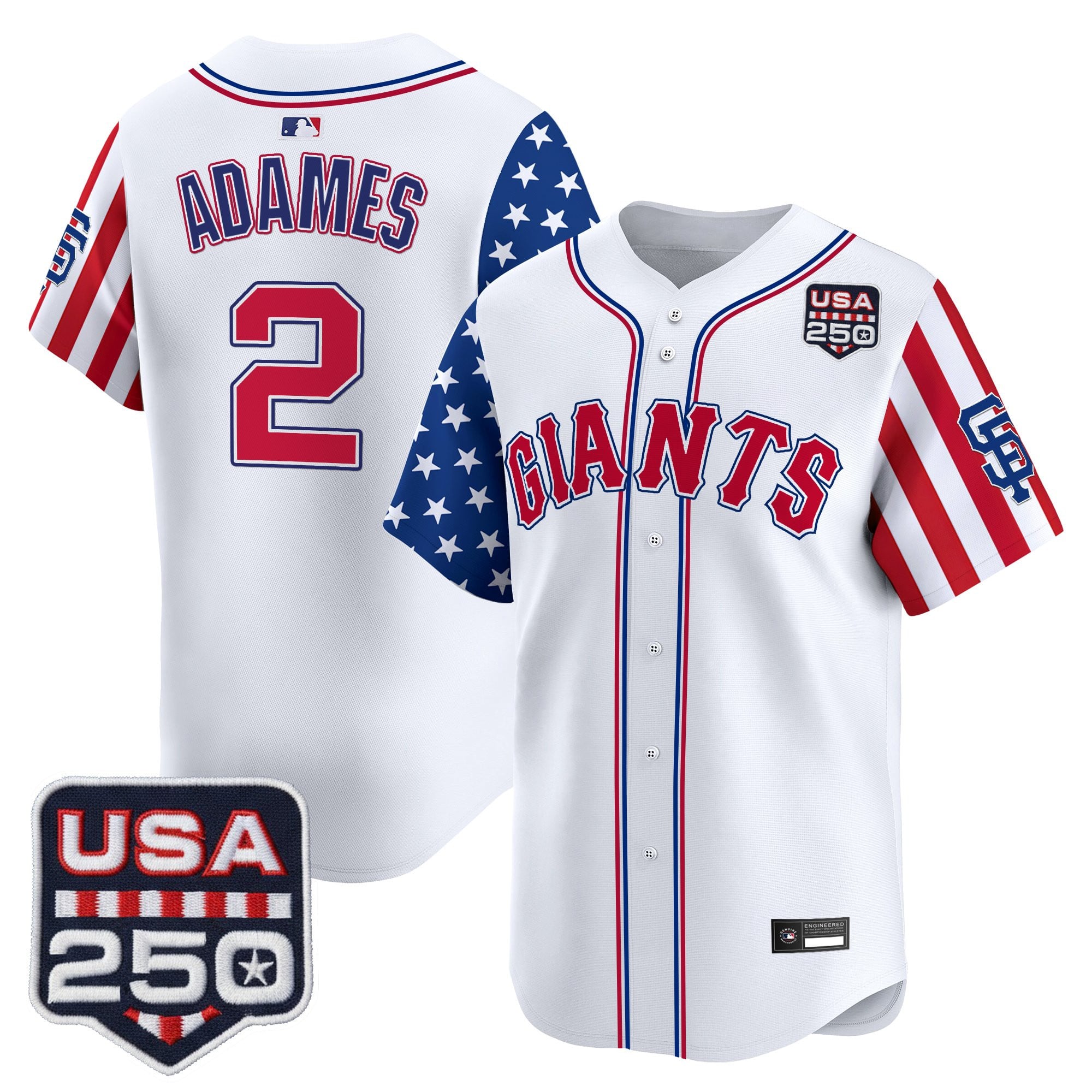 Men's San Francisco Giants "America 250 Edition" Vapor Premier Limited Jersey - All Stitched