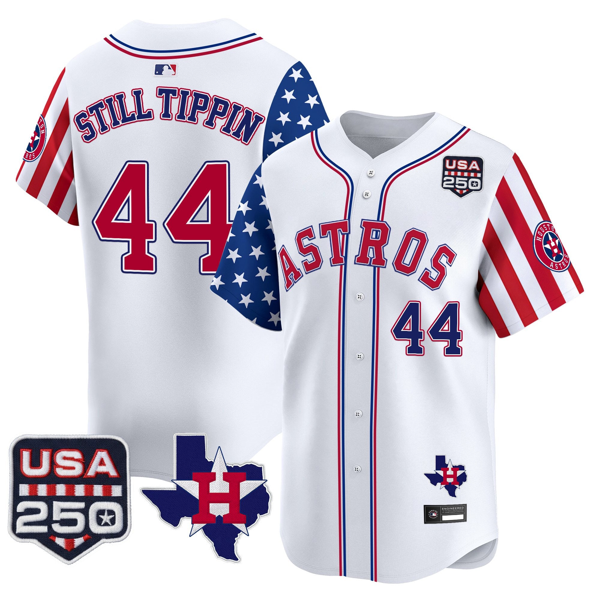 Men's Houston Astros "America 250 Edition" Vapor Premier Limited Jersey - All Stitched