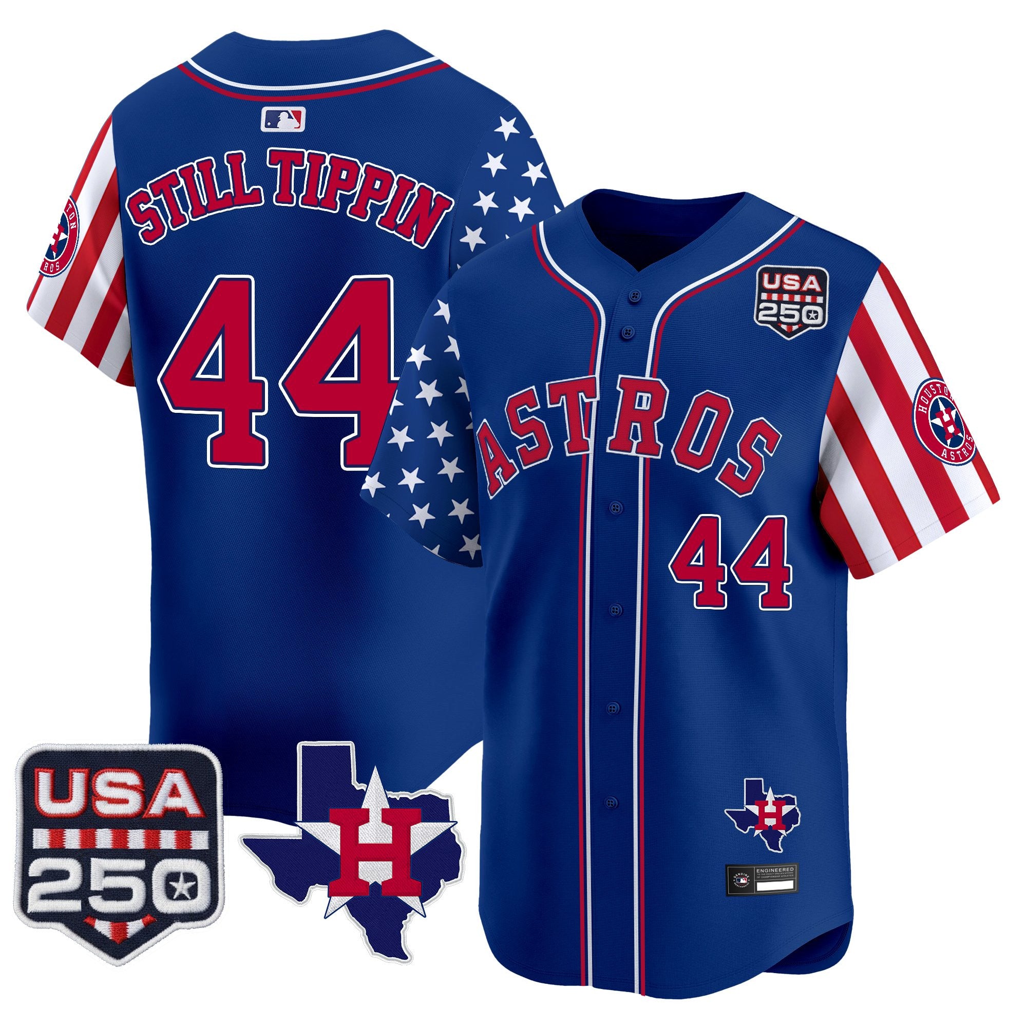 Men's Houston Astros "America 250 Edition" Vapor Premier Limited Jersey - All Stitched
