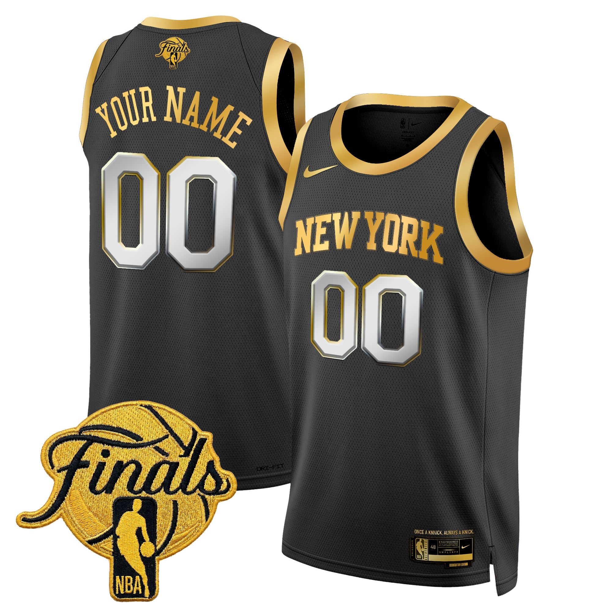 New York Knicks 2026 Finals Custom Swingman Jersey V2 - All Stitched