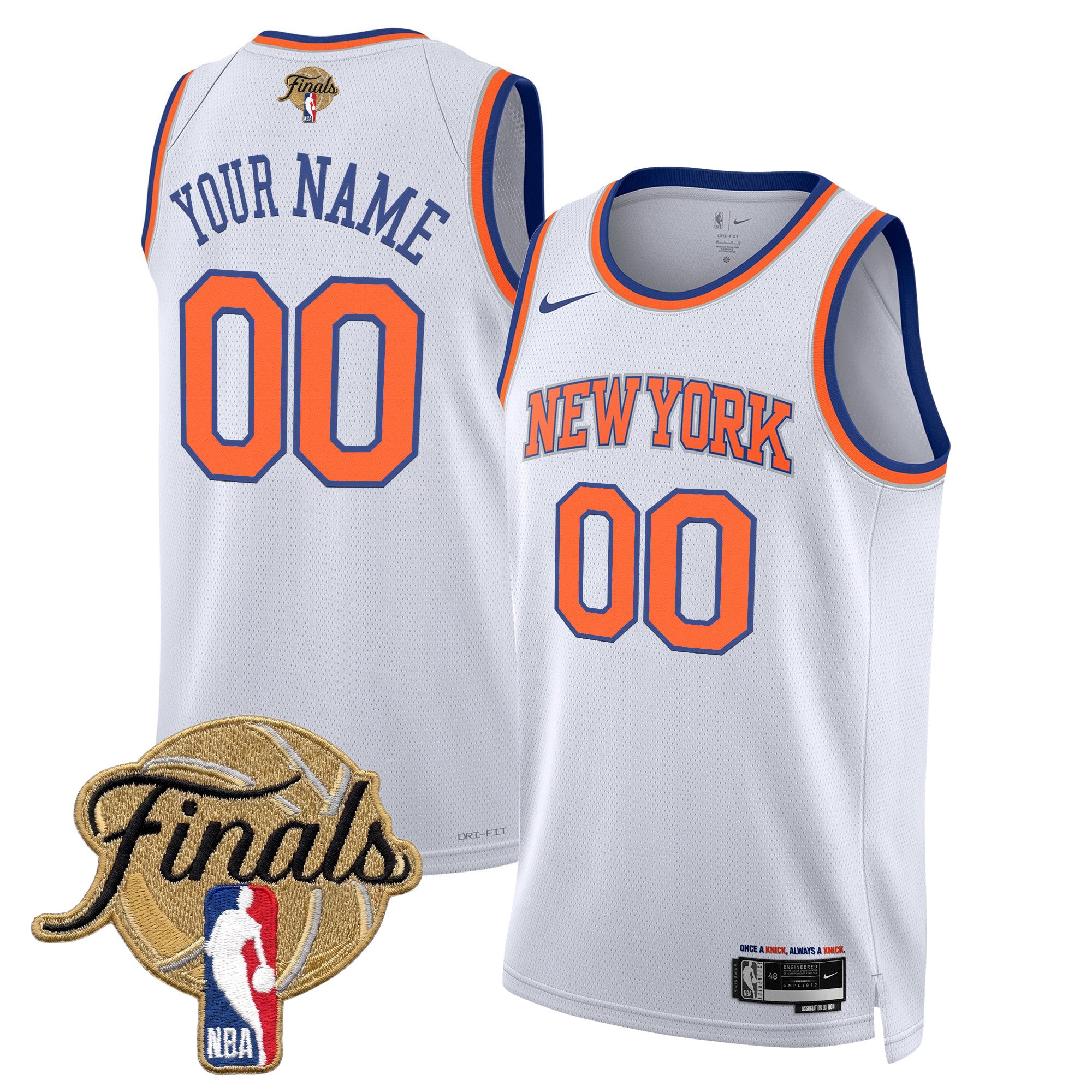 New York Knicks 2026 Finals Custom Swingman Jersey V2 - All Stitched