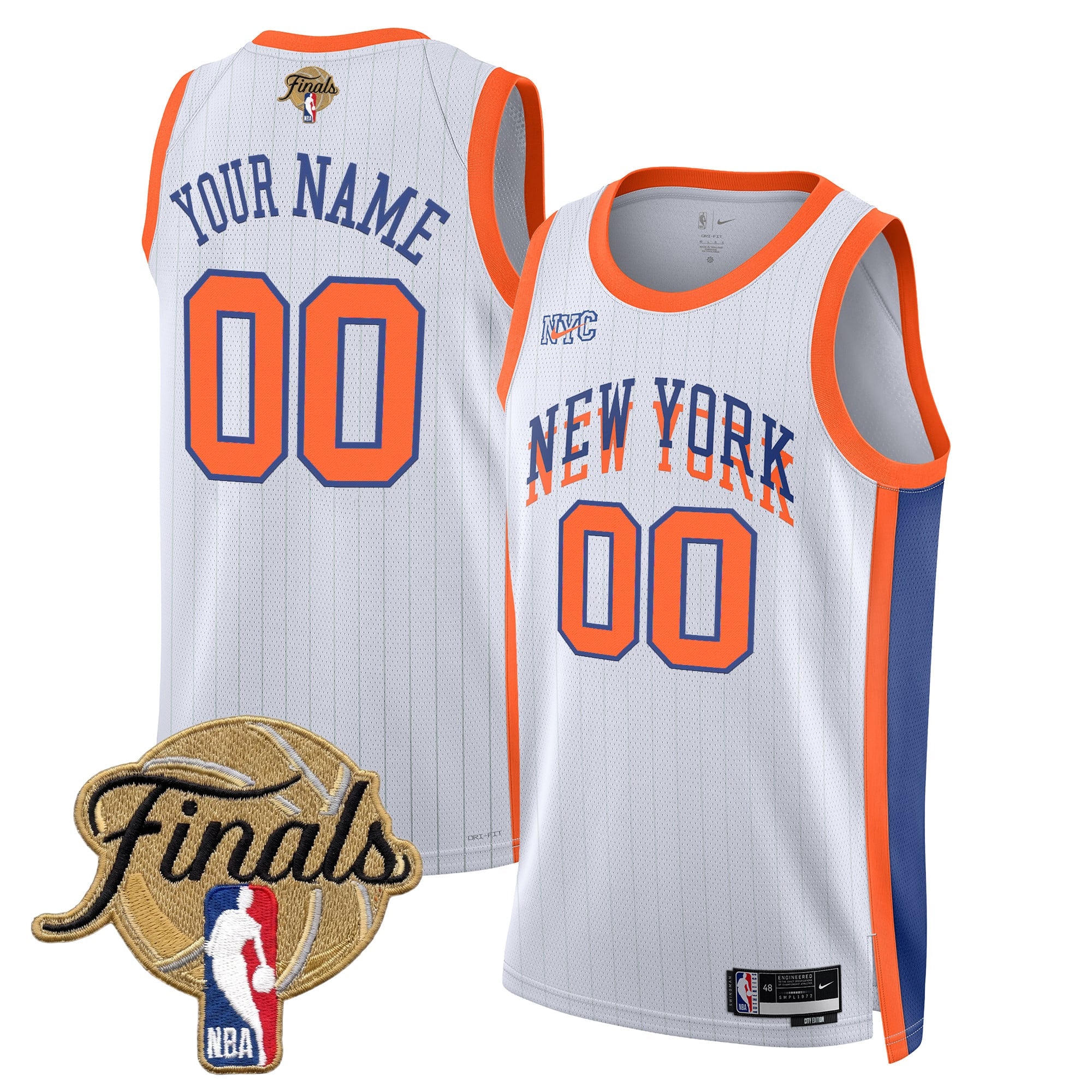New York Knicks 2026 Finals Custom Swingman Jersey V2 - All Stitched