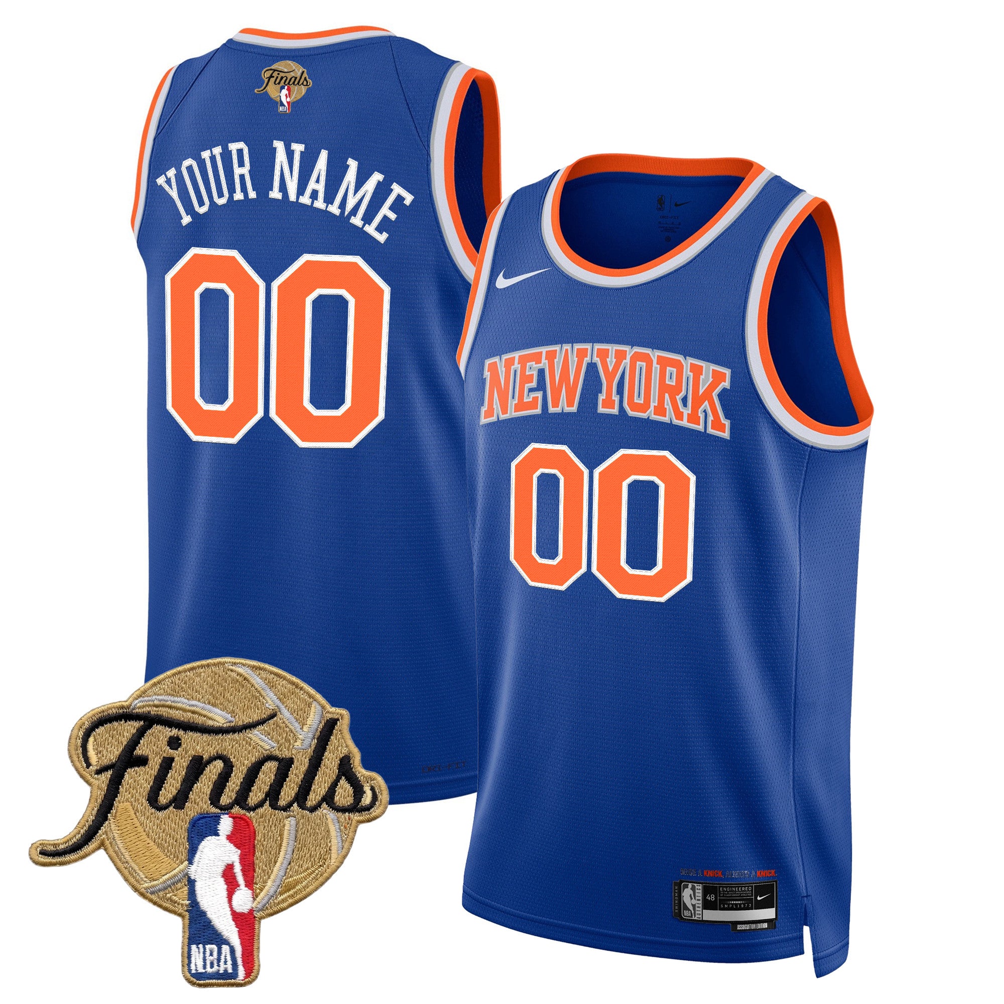 New York Knicks 2026 Finals Custom Swingman Jersey V2 - All Stitched