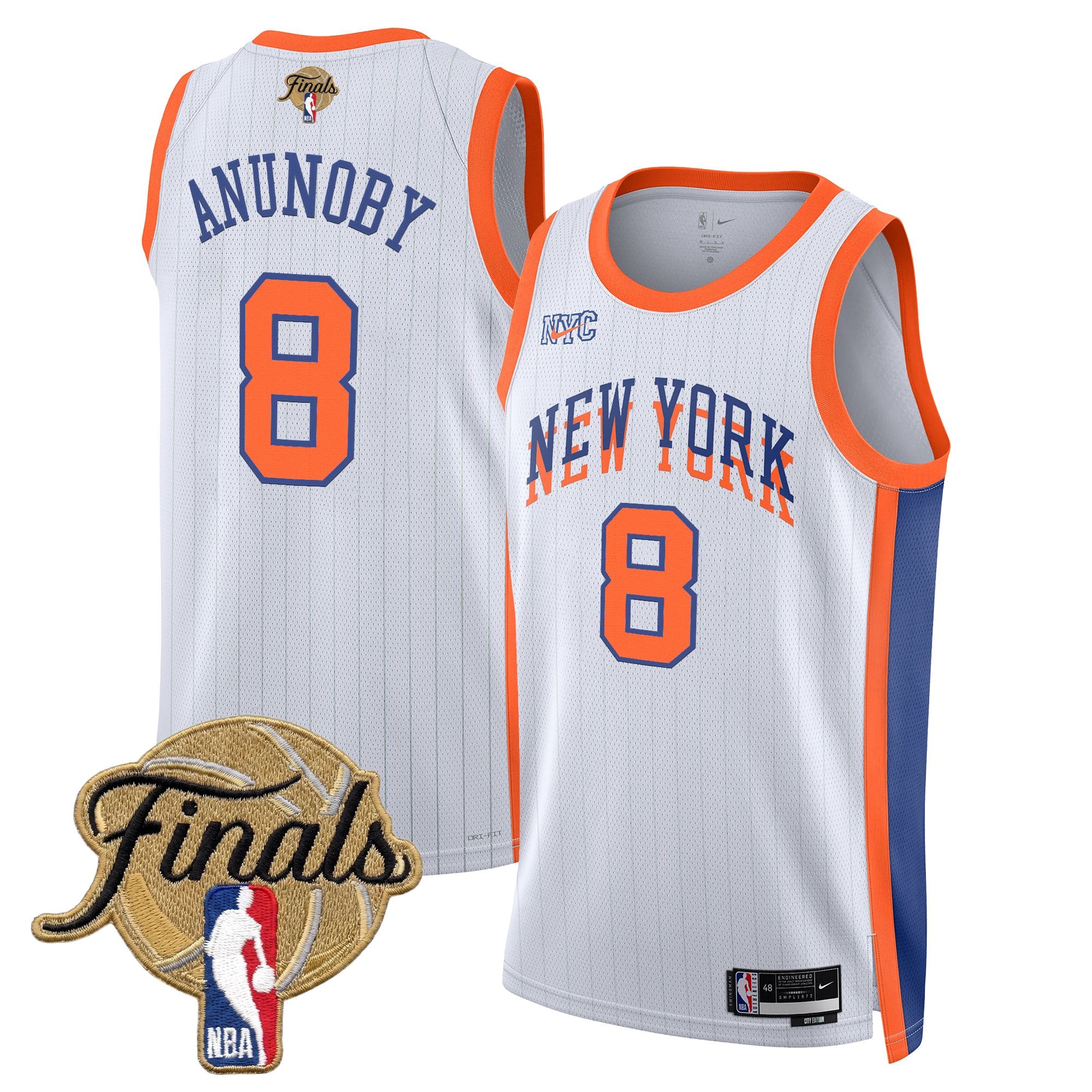 Men's New York Knicks 2026 Finals Swingman Jersey V2 - All Stitched