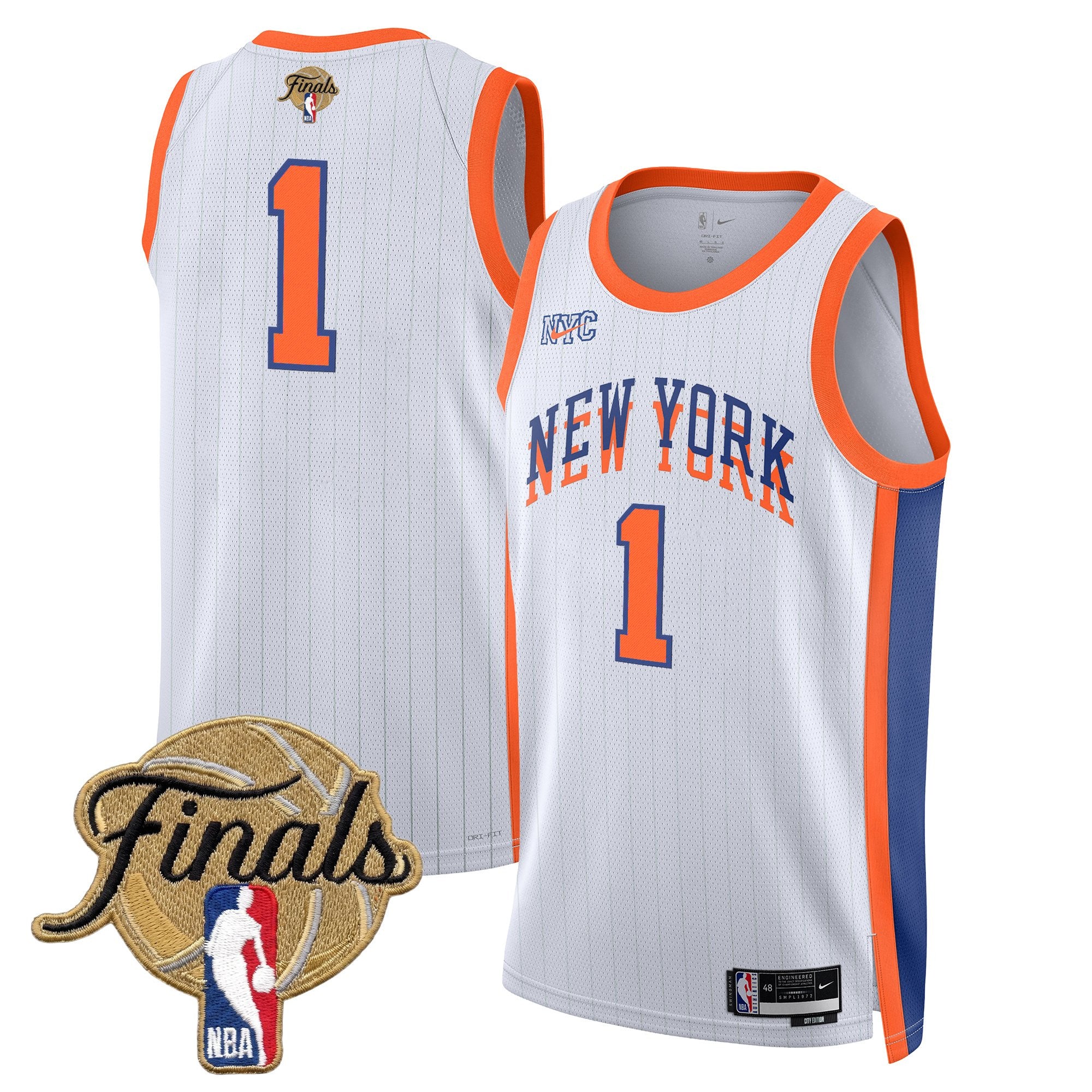 Men's New York Knicks 2026 Finals Swingman Jersey V2 - All Stitched