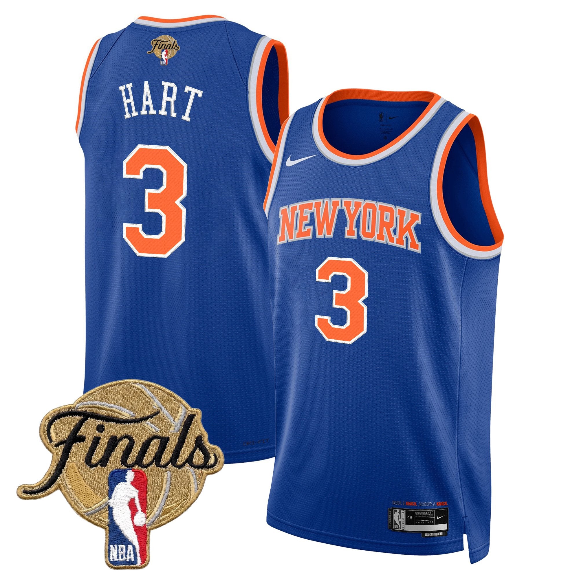 Men's New York Knicks 2026 Finals Swingman Jersey V2 - All Stitched