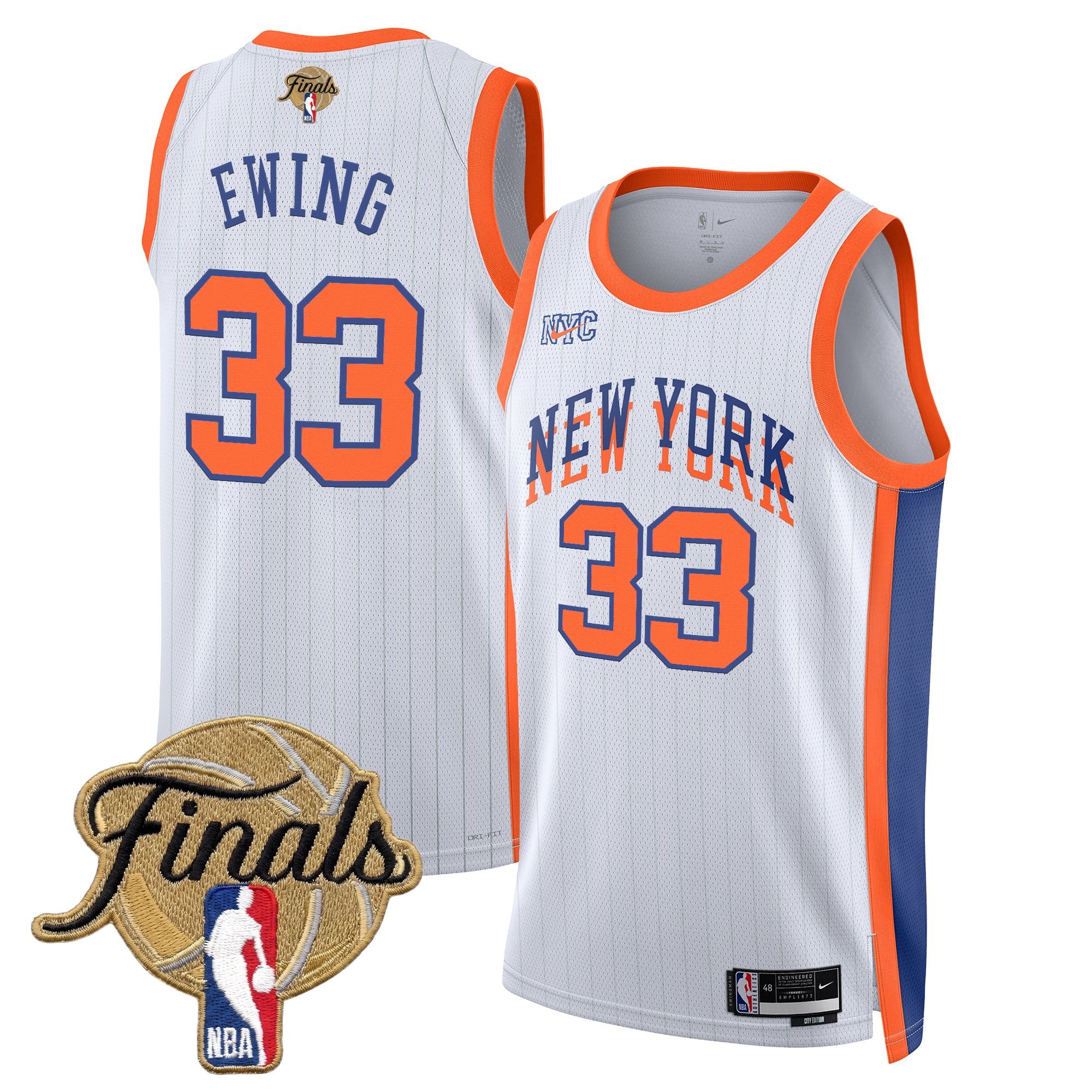 Men's New York Knicks 2026 Finals Swingman Jersey V2 - All Stitched