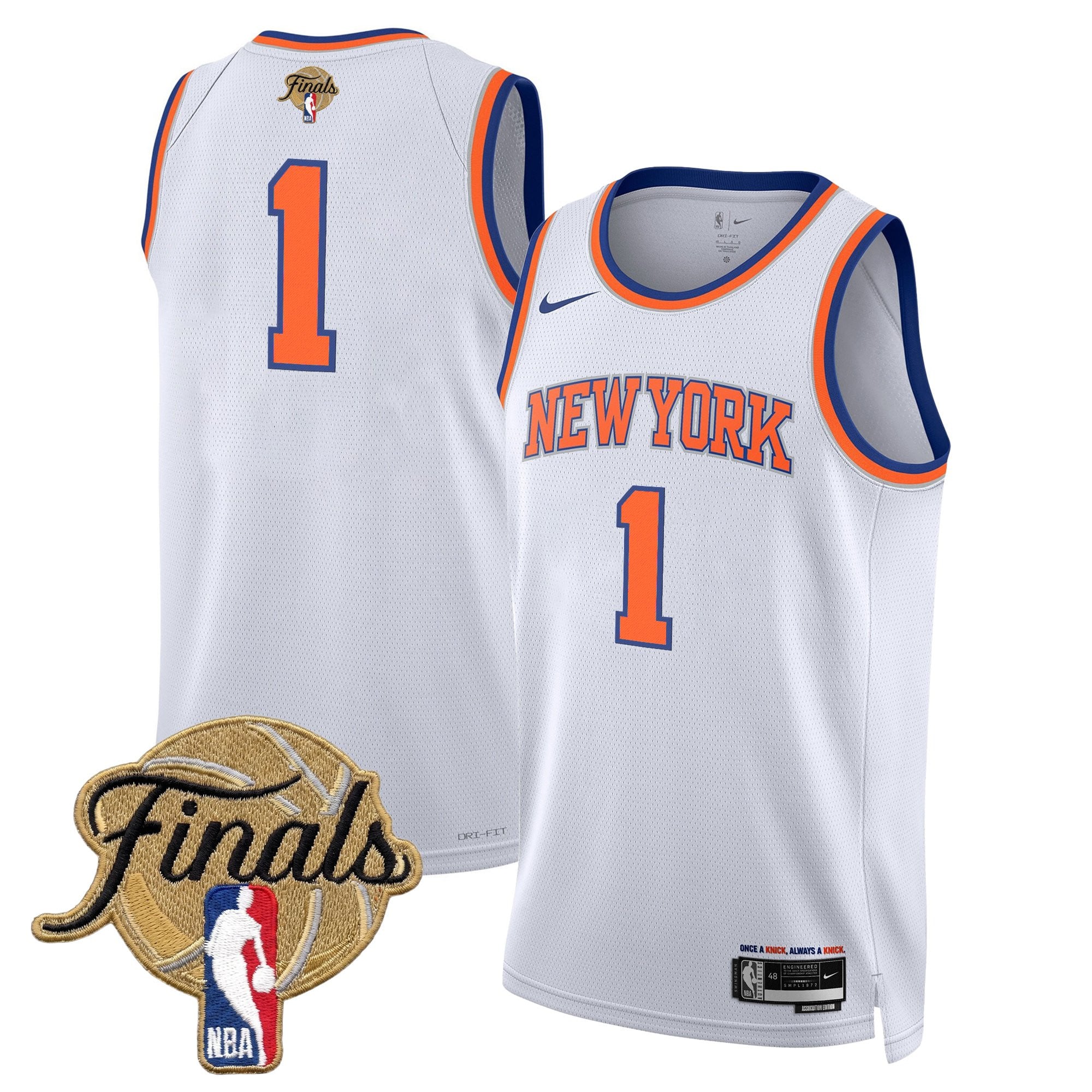Men's New York Knicks 2026 Finals Swingman Jersey V2 - All Stitched