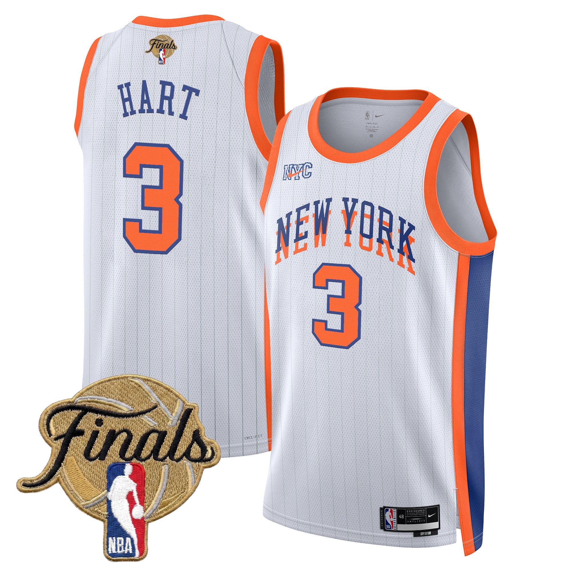 Men's New York Knicks 2026 Finals Swingman Jersey V2 - All Stitched