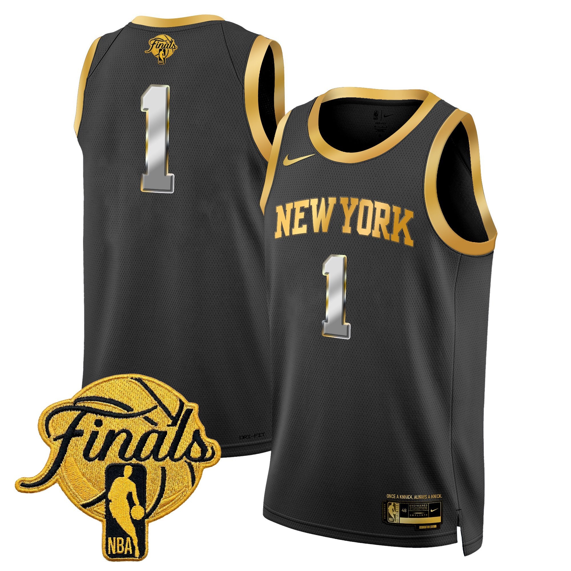Men's New York Knicks 2026 Finals Swingman Jersey V2 - All Stitched