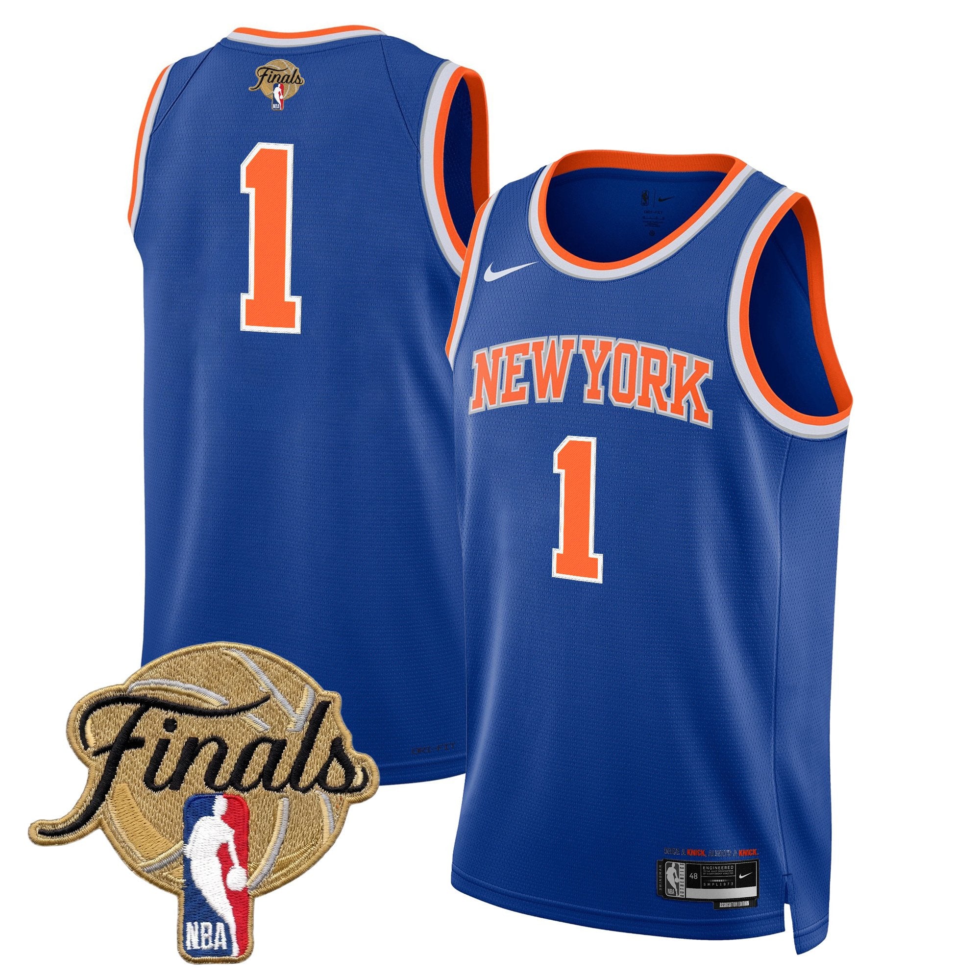 Men's New York Knicks 2026 Finals Swingman Jersey V2 - All Stitched