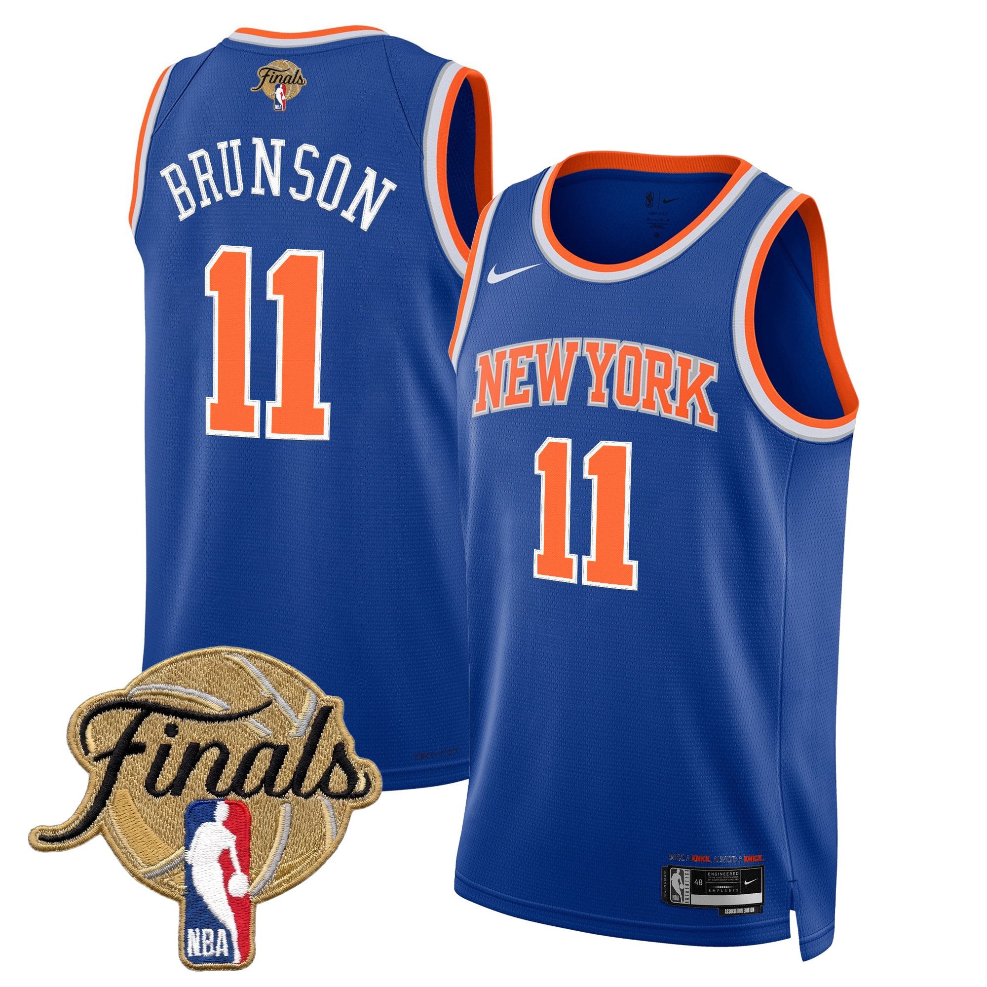 Men's New York Knicks 2026 Finals Swingman Jersey V2 - All Stitched