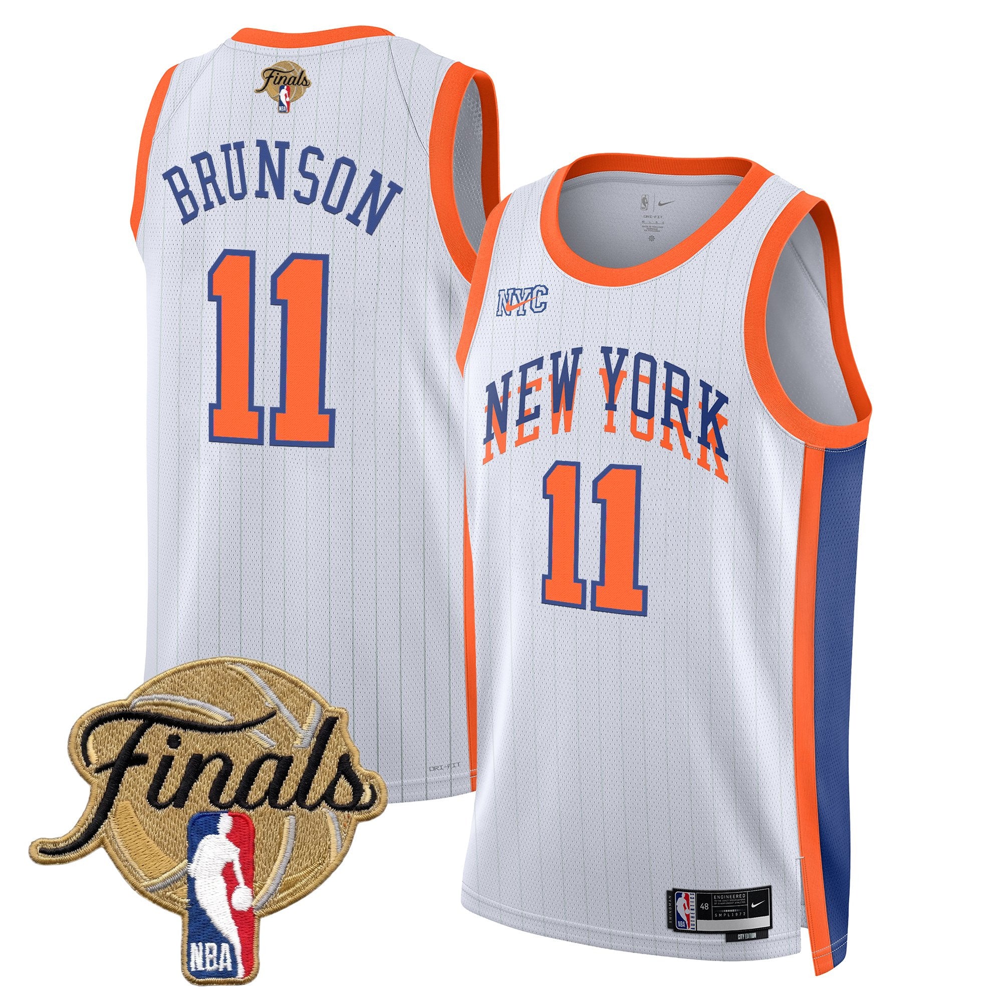 Men's New York Knicks 2026 Finals Swingman Jersey V2 - All Stitched