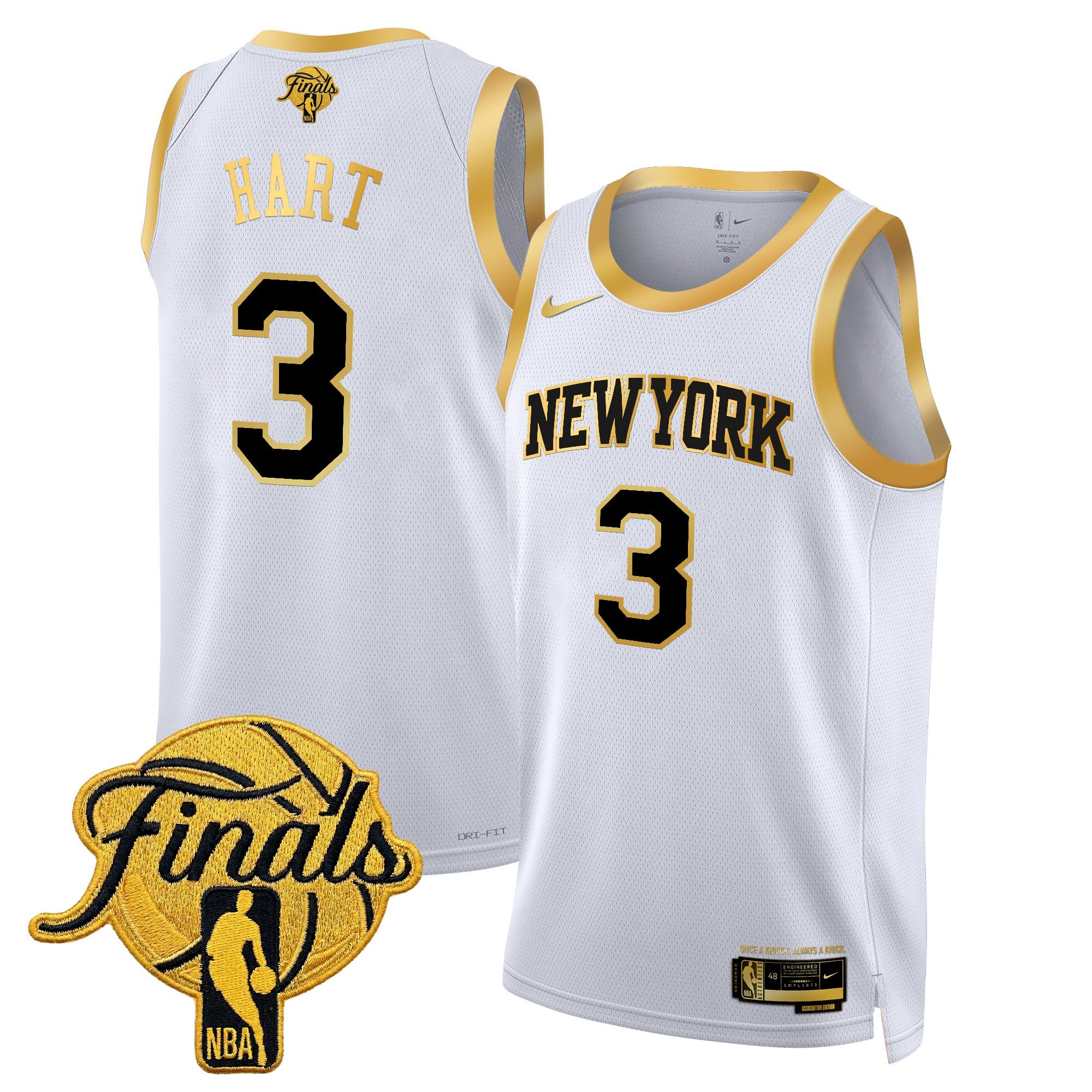 Men's New York Knicks 2026 Finals Swingman Jersey V2 - All Stitched