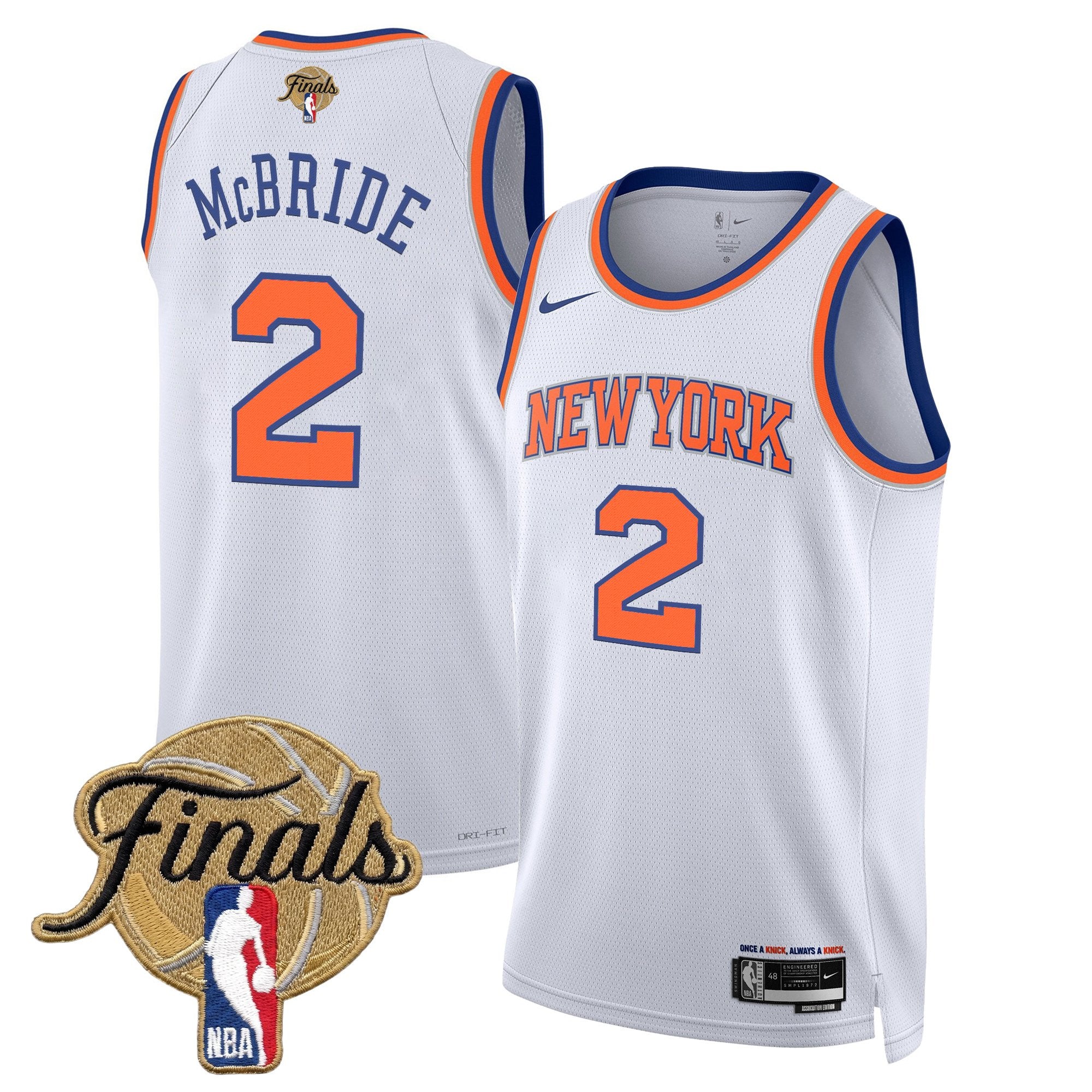 Men's New York Knicks 2026 Finals Swingman Jersey V2 - All Stitched