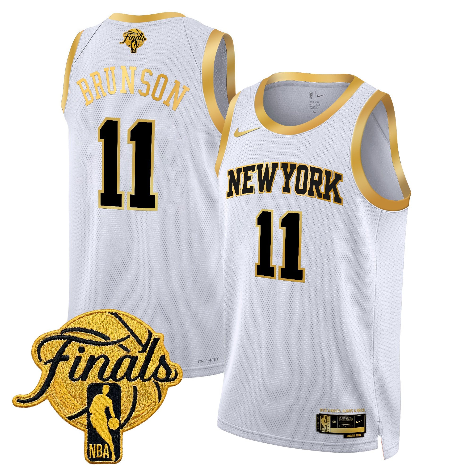 Men's New York Knicks 2026 Finals Swingman Jersey V2 - All Stitched