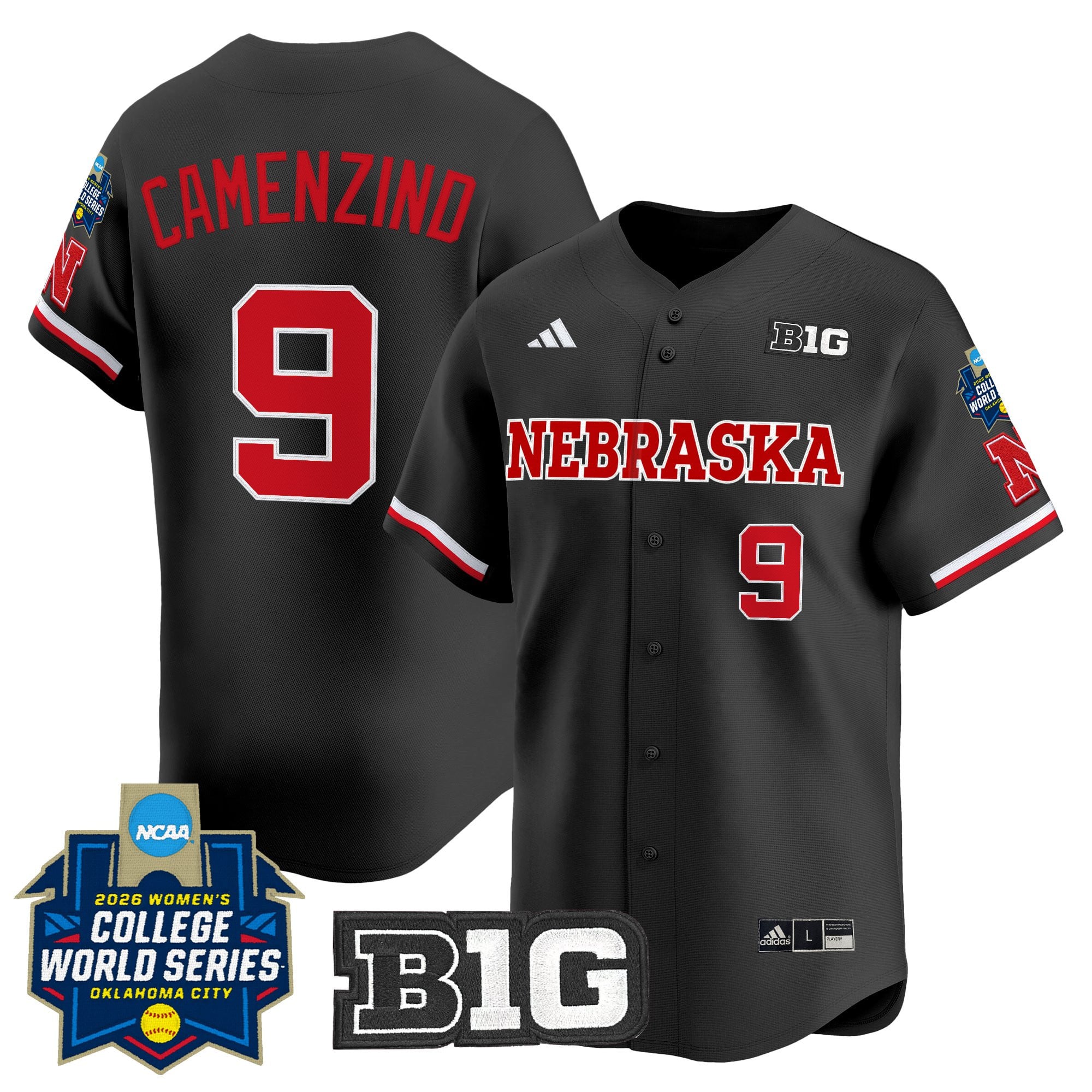 Men's Size - Nebraska Cornhuskers Softball 2026 World Series (WCWS) Vapor Premier Limited Jersey - All Stitched