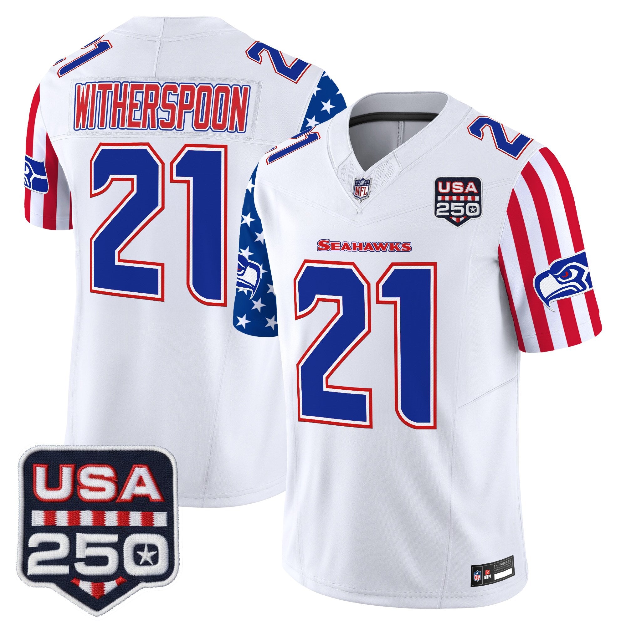 Men's Seattle Seahawks "America 250 Edition" Vapor Limited Jersey - All Stitched