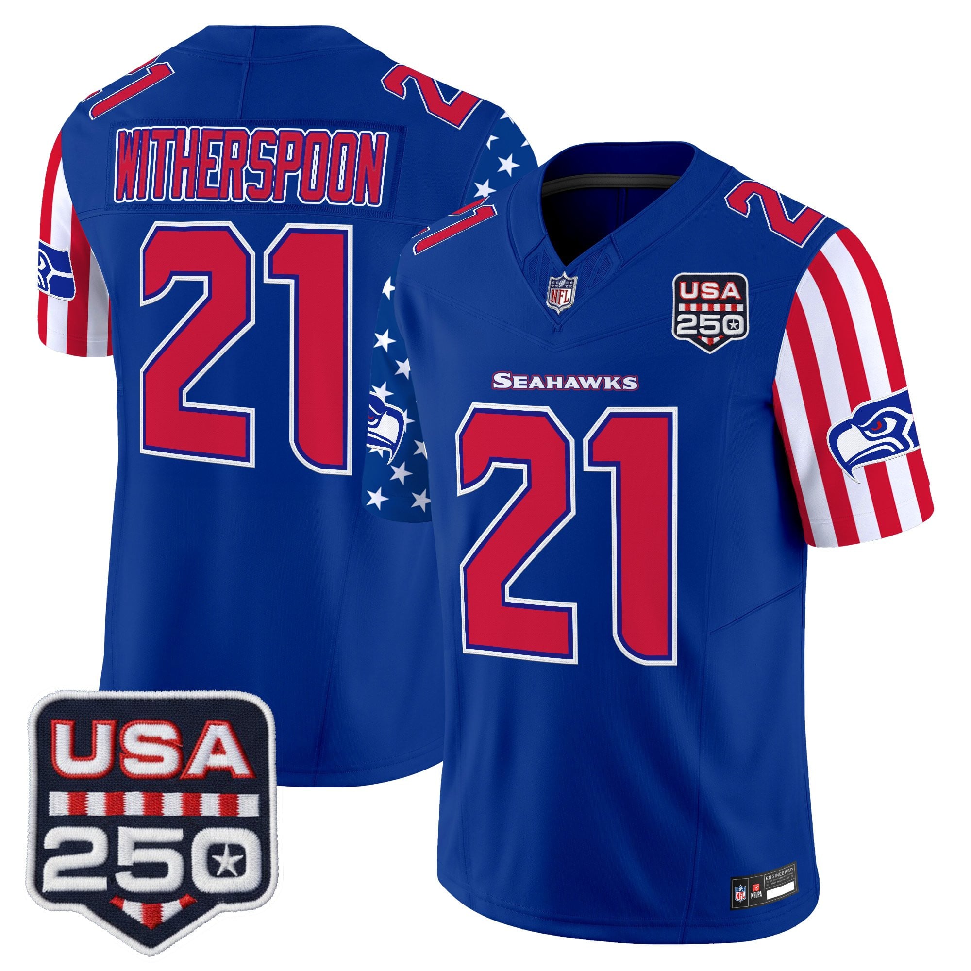 Men's Seattle Seahawks "America 250 Edition" Vapor Limited Jersey - All Stitched
