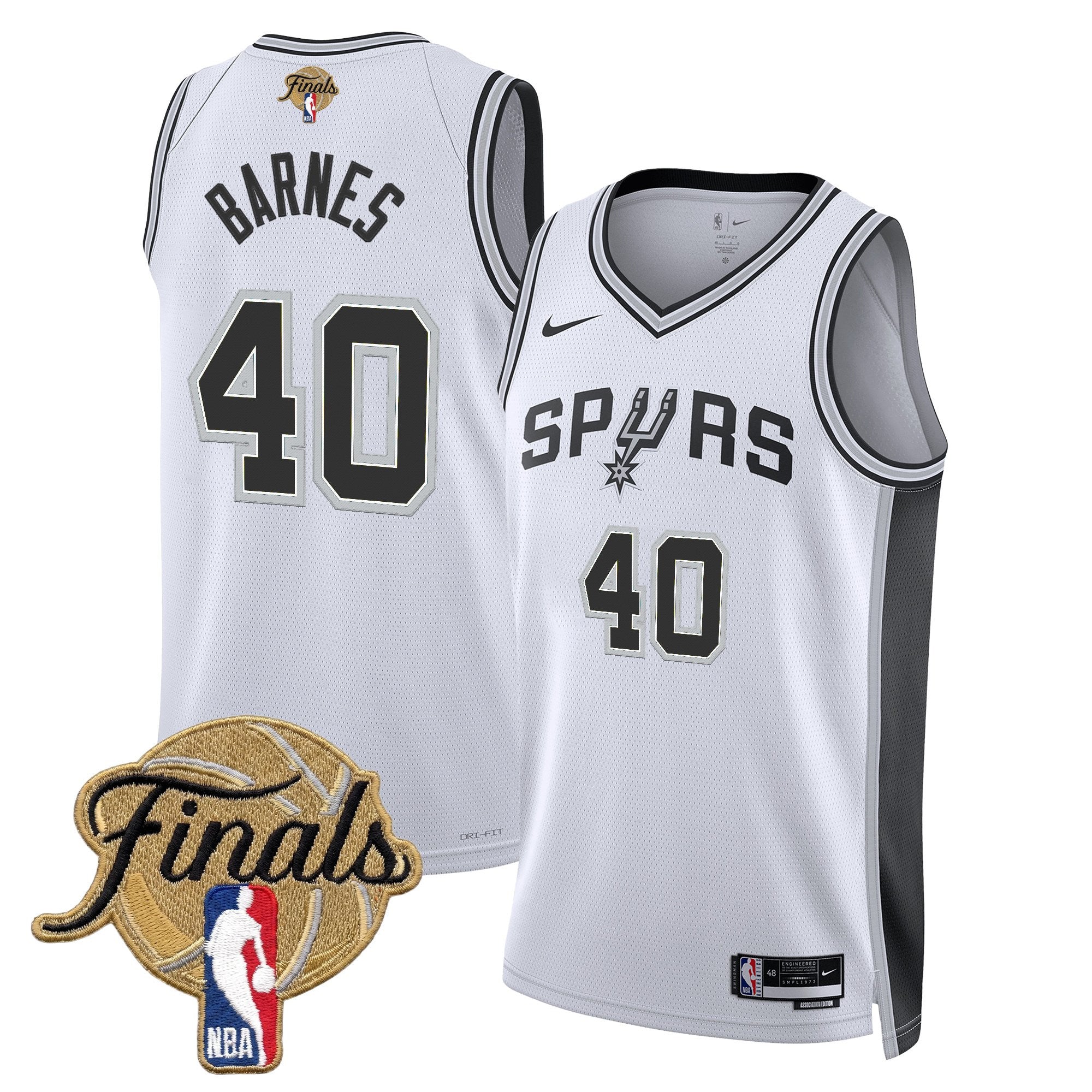 Men's San Antonio Spurs 2026 Finals Swingman Jersey - All Stitched