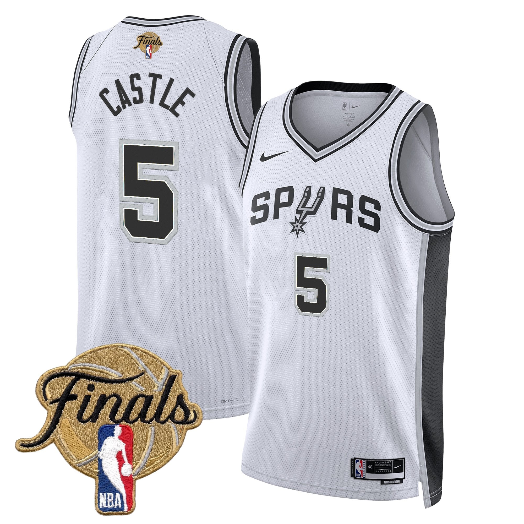 Men's San Antonio Spurs 2026 Finals Swingman Jersey - All Stitched