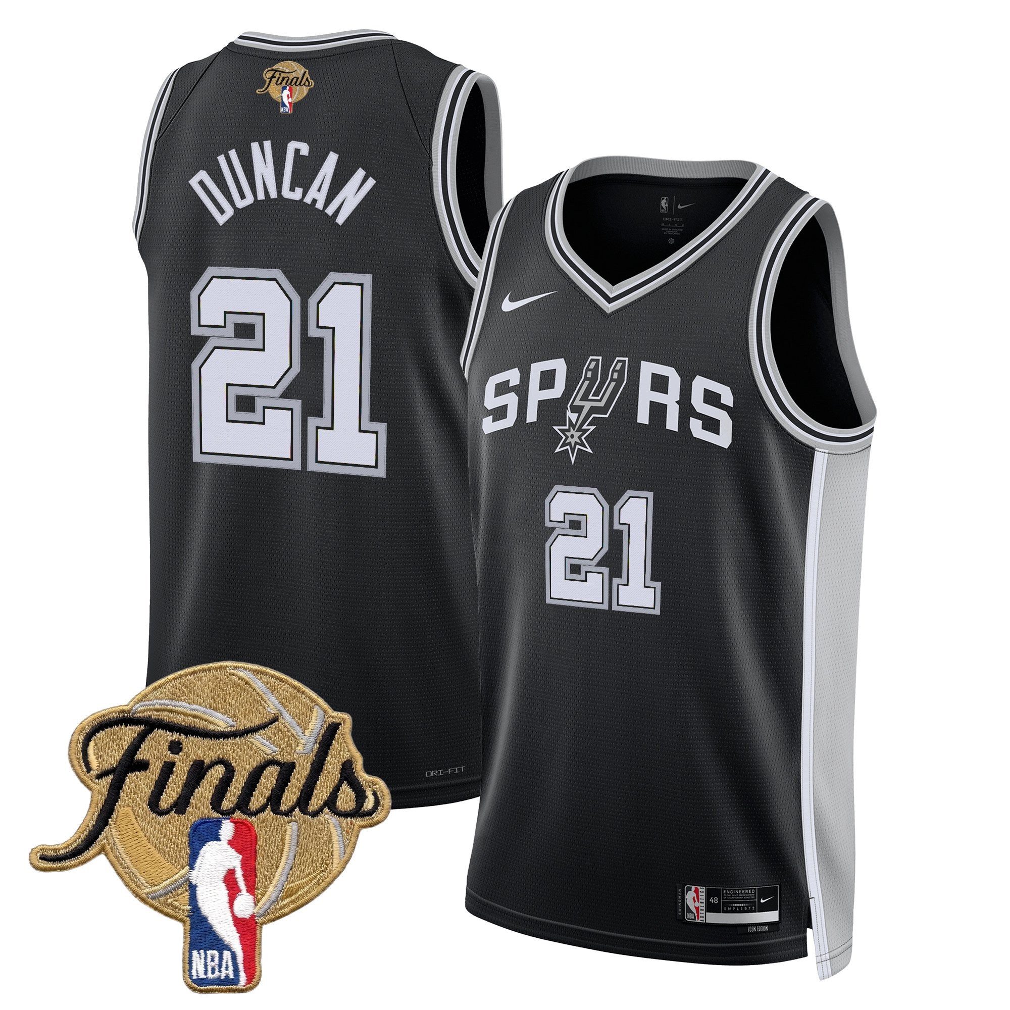 Men's San Antonio Spurs 2026 Finals Swingman Jersey - All Stitched