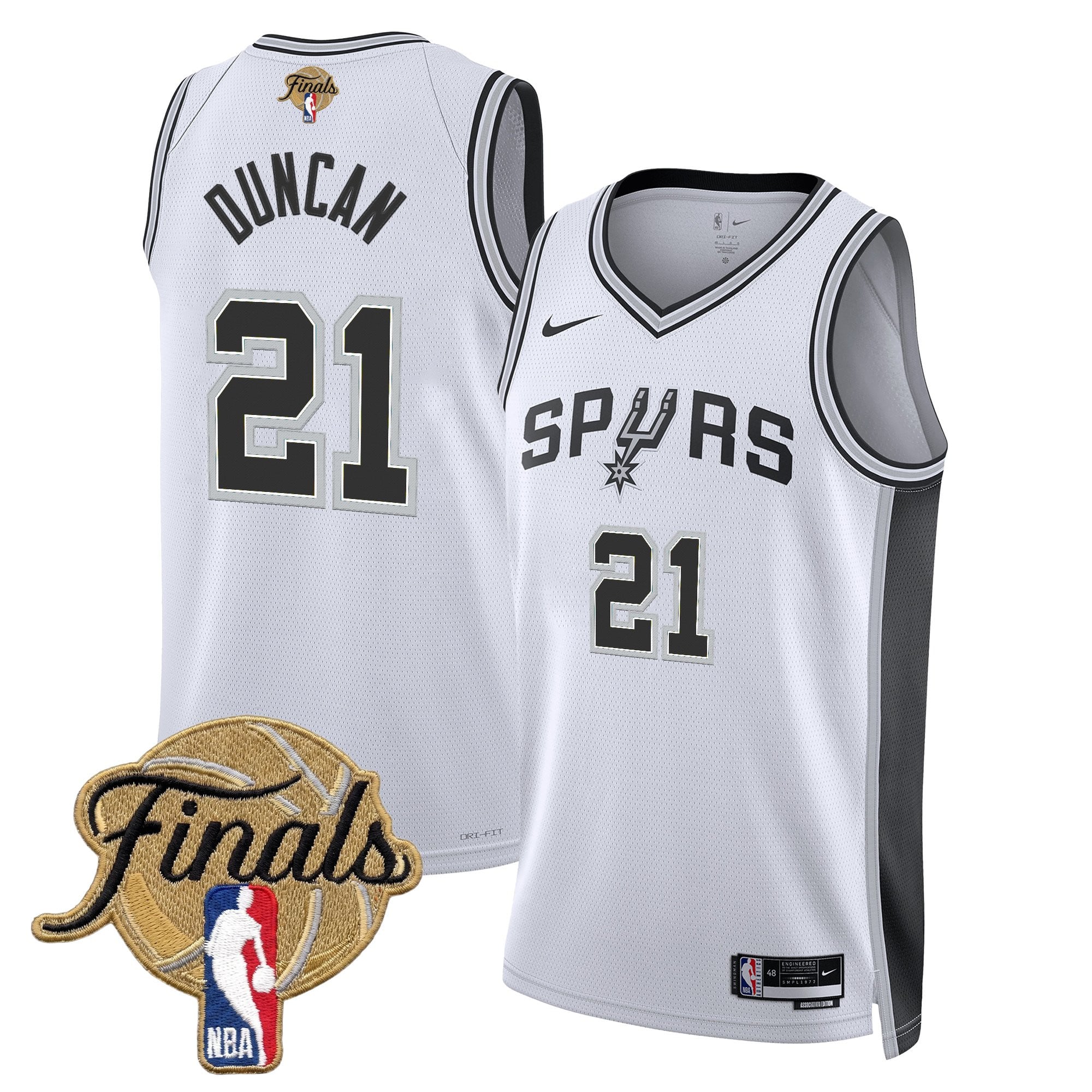 Men's San Antonio Spurs 2026 Finals Swingman Jersey - All Stitched