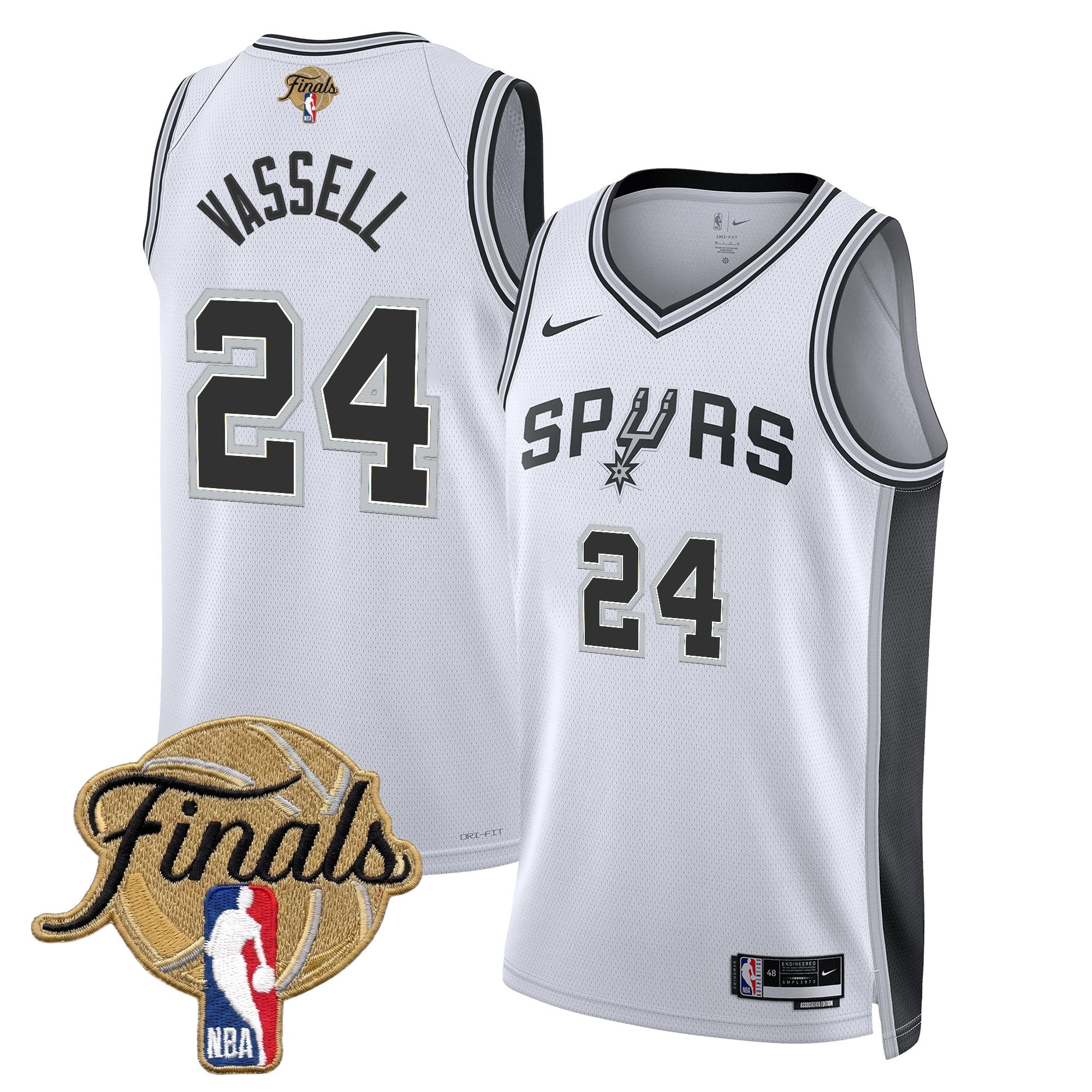 Men's San Antonio Spurs 2026 Finals Swingman Jersey - All Stitched