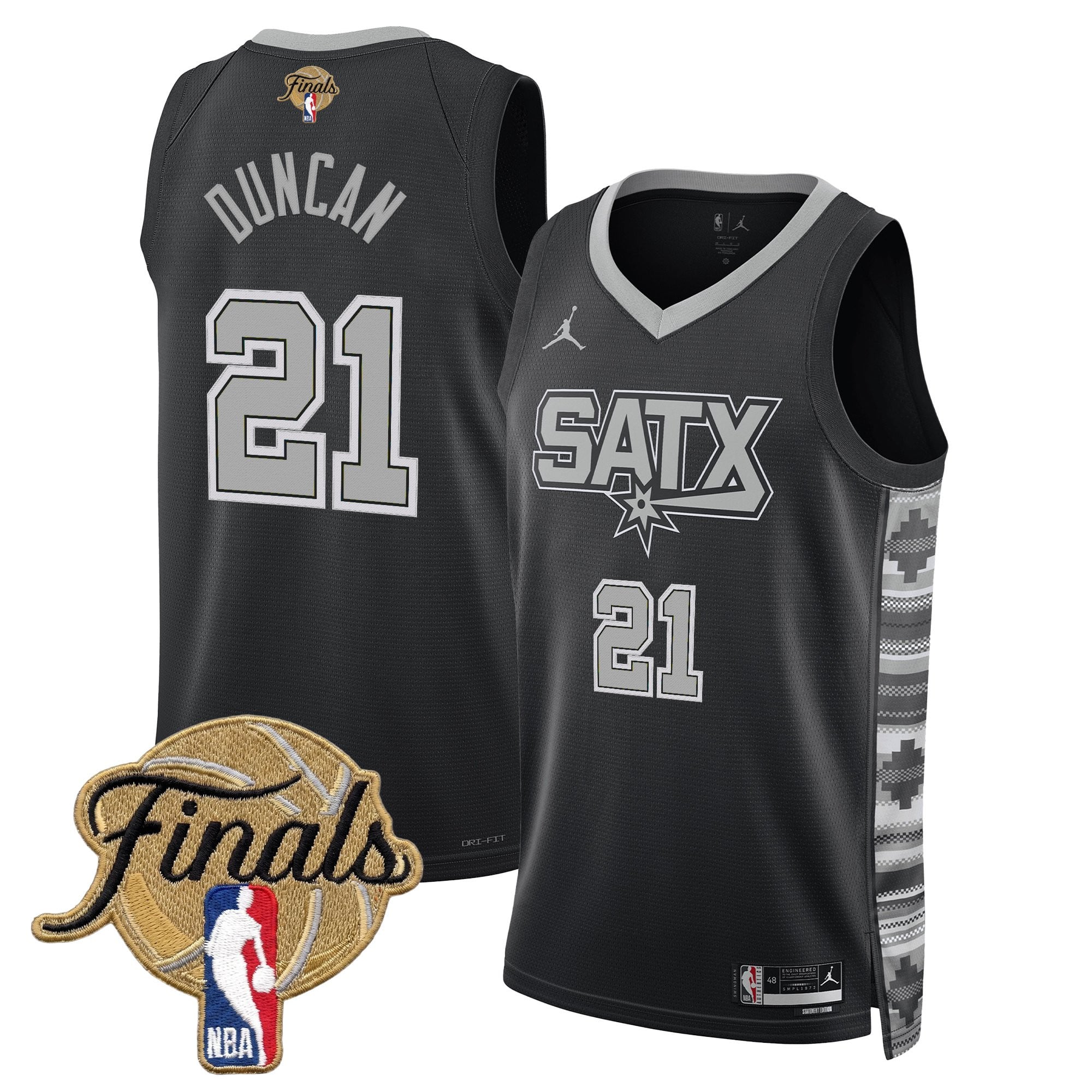 Men's San Antonio Spurs 2026 Finals Swingman Jersey - All Stitched