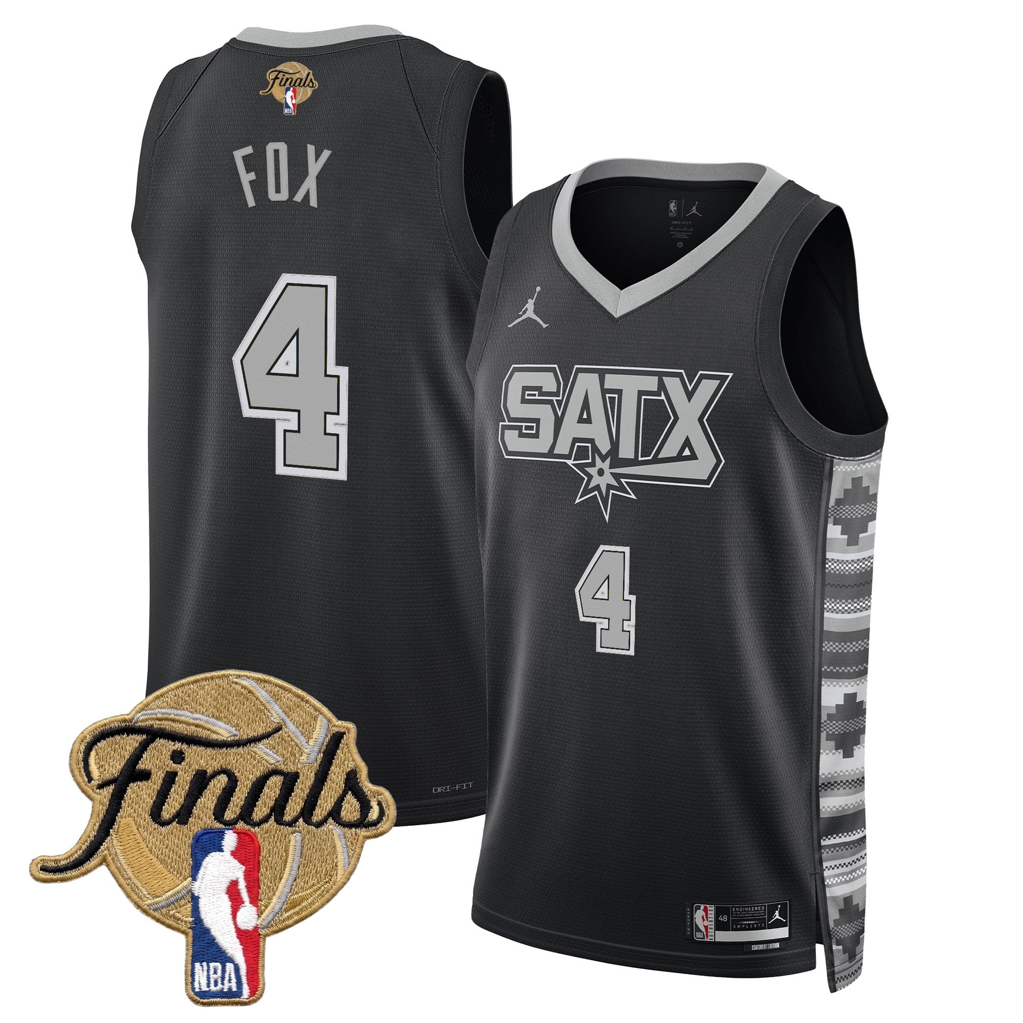 Men's San Antonio Spurs 2026 Finals Swingman Jersey - All Stitched