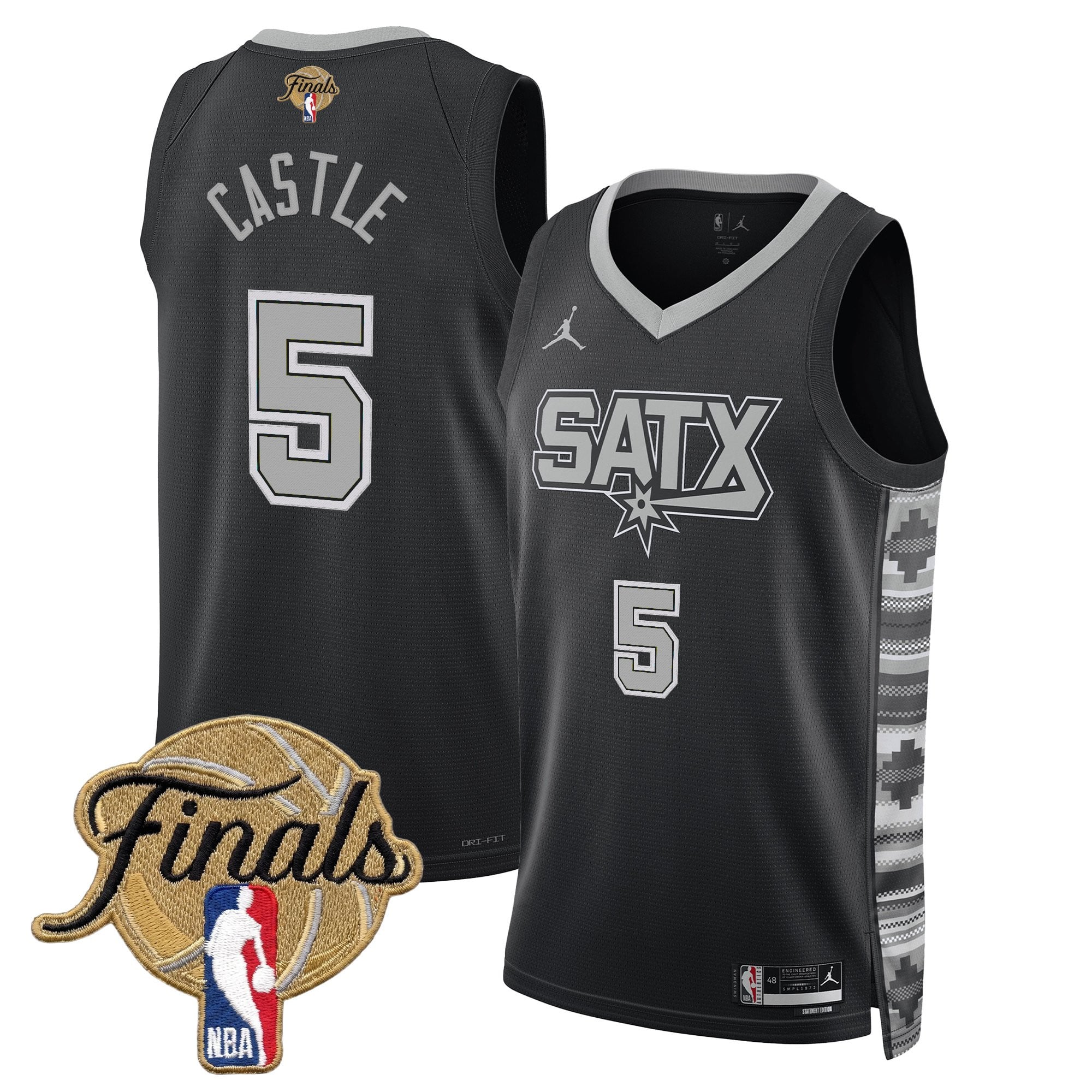 Men's San Antonio Spurs 2026 Finals Swingman Jersey - All Stitched