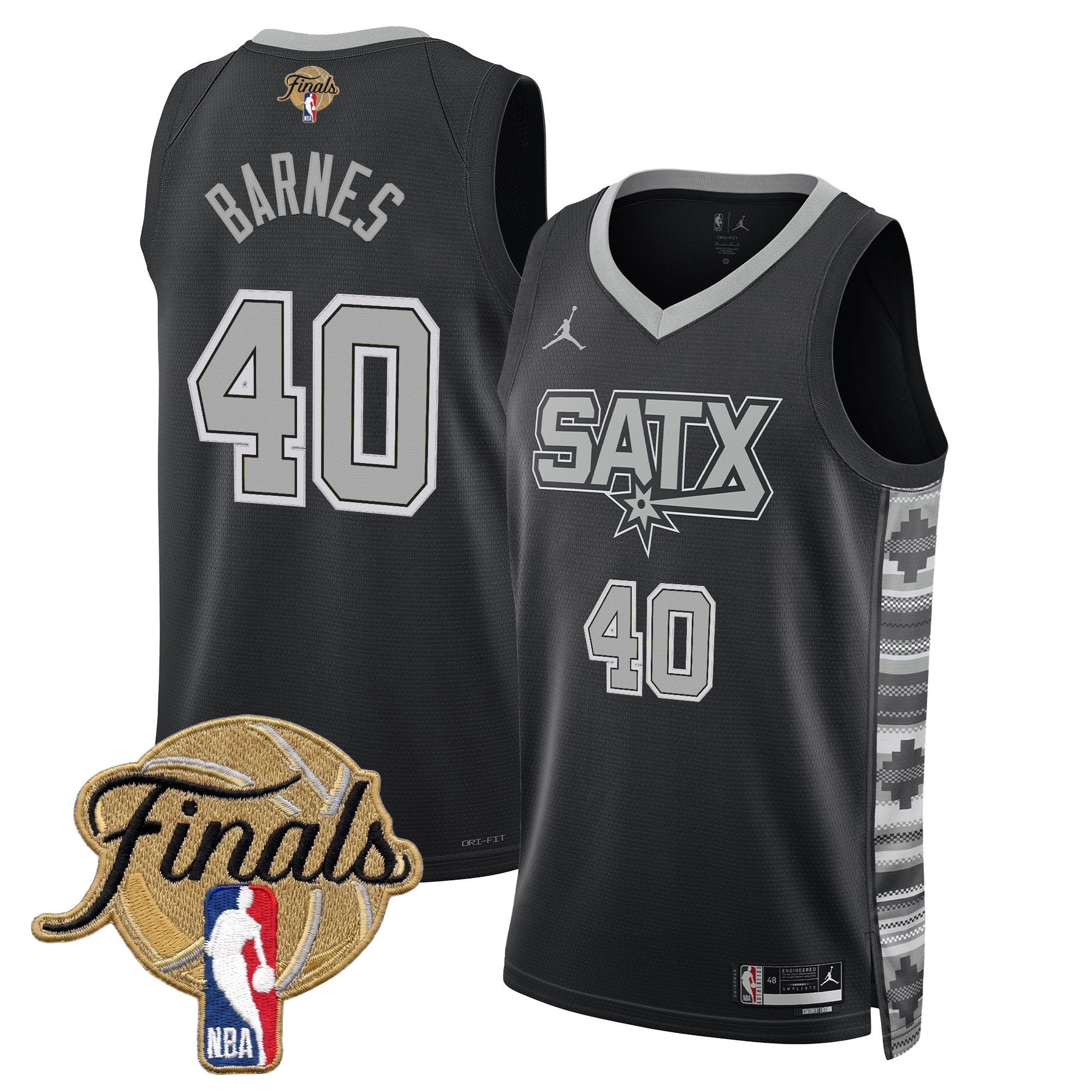 Men's San Antonio Spurs 2026 Finals Swingman Jersey - All Stitched