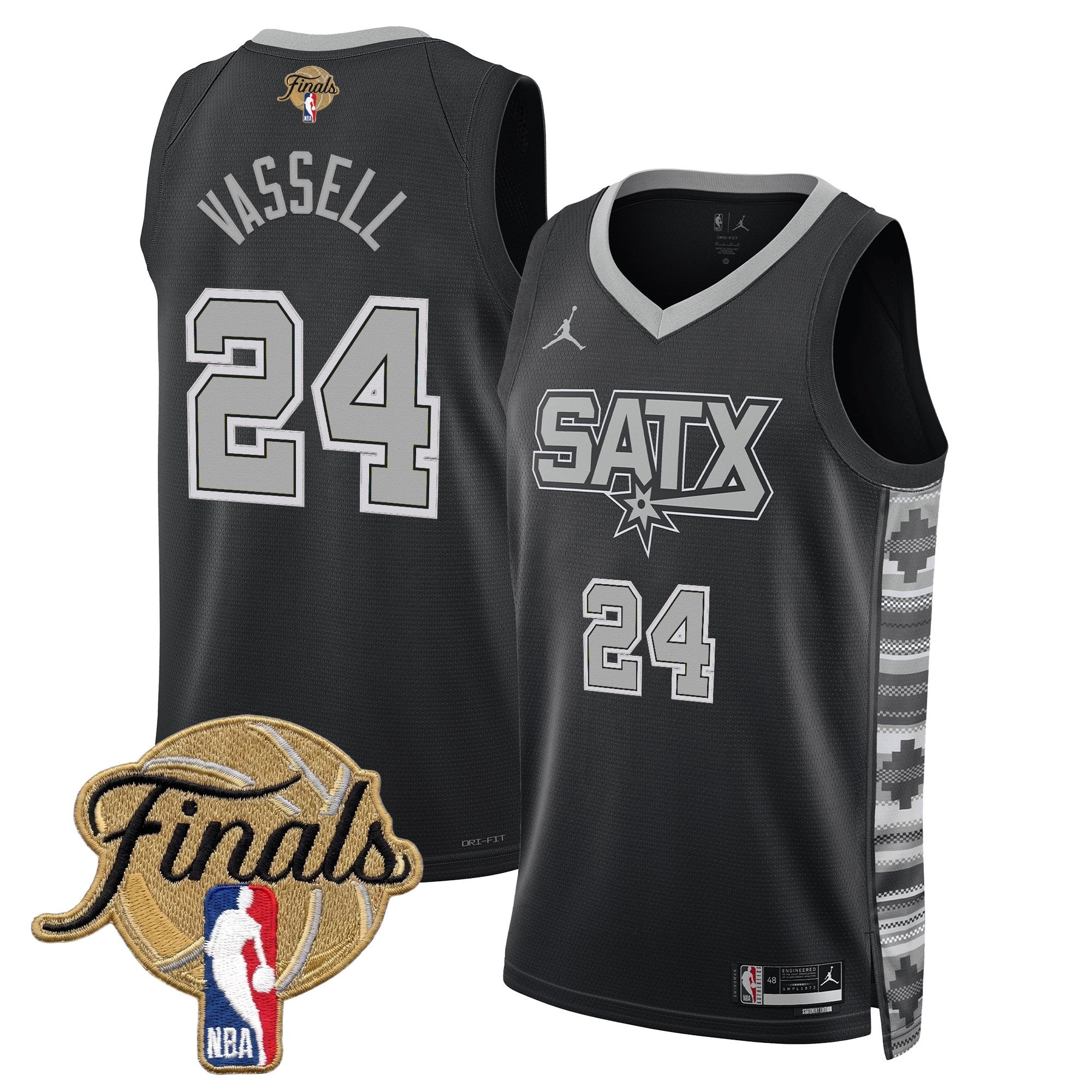 Men's San Antonio Spurs 2026 Finals Swingman Jersey - All Stitched