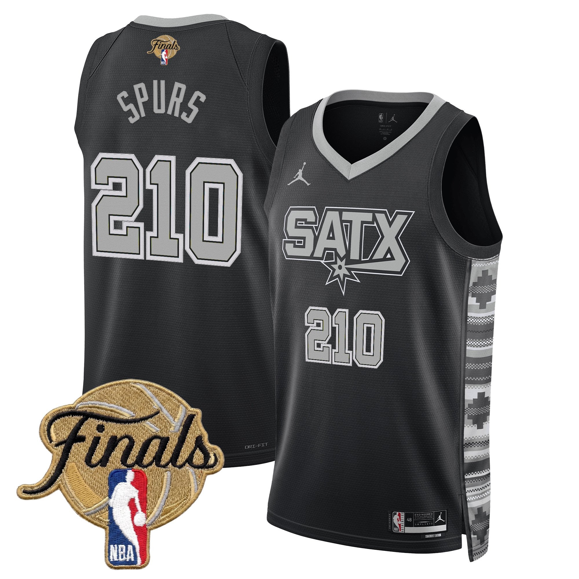 Men's San Antonio Spurs 2026 Finals Swingman Jersey - All Stitched