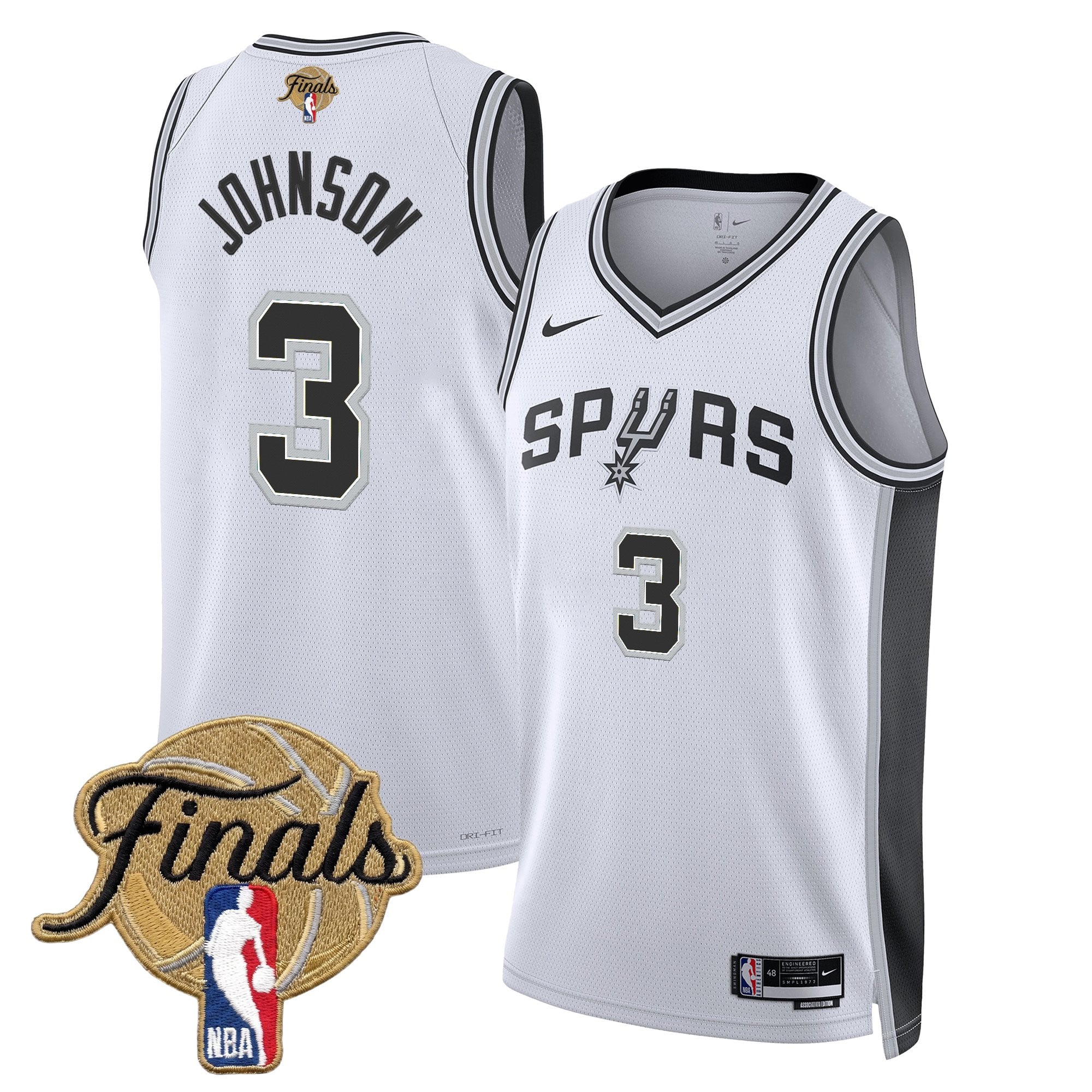 Men's San Antonio Spurs 2026 Finals Swingman Jersey - All Stitched