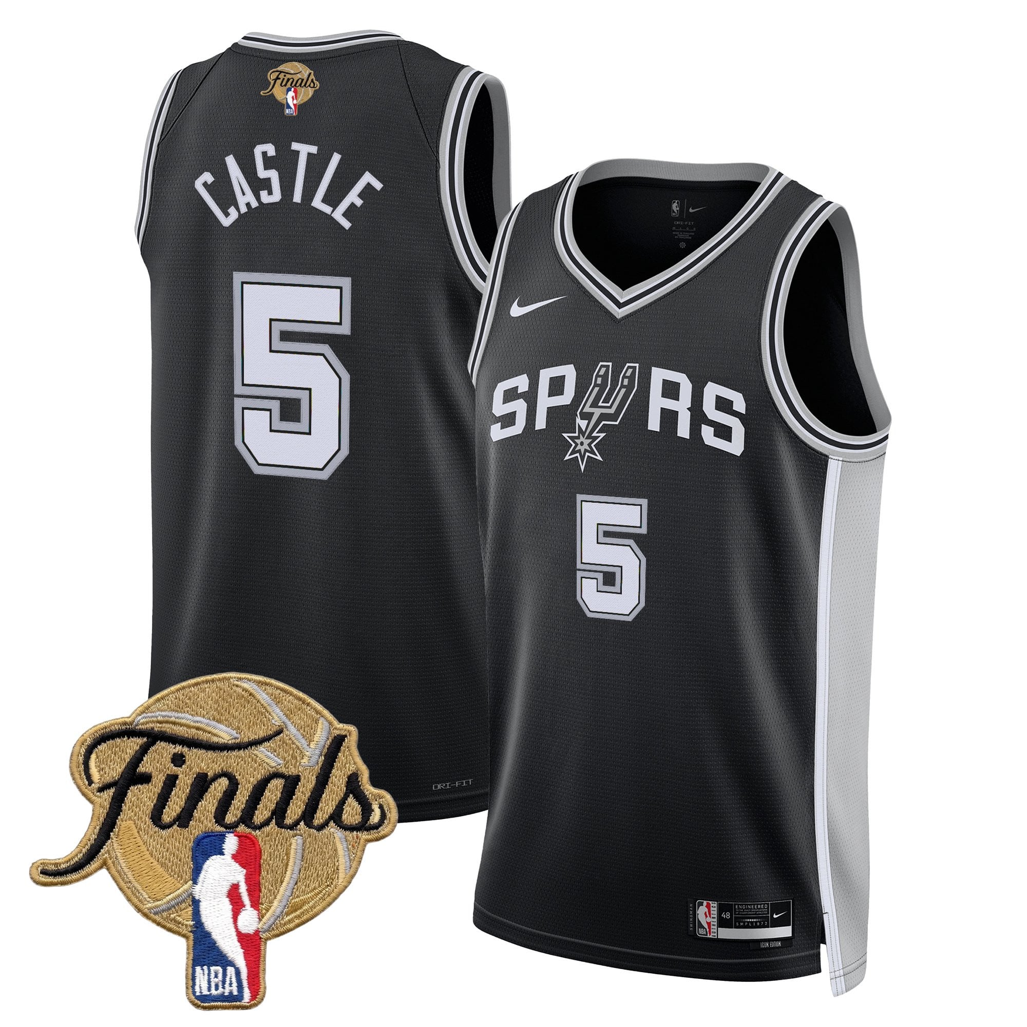 Men's San Antonio Spurs 2026 Finals Swingman Jersey - All Stitched