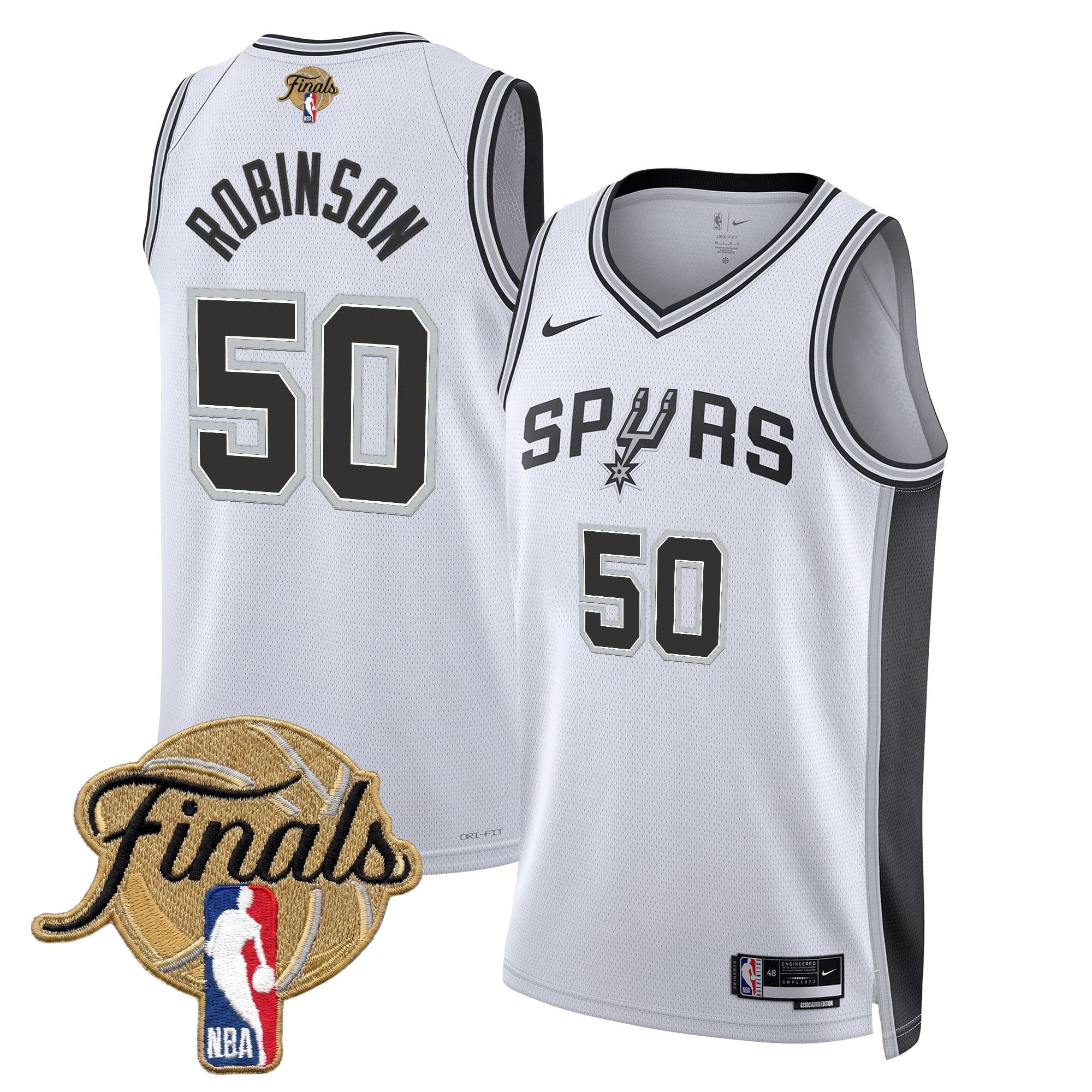 Men's San Antonio Spurs 2026 Finals Swingman Jersey - All Stitched