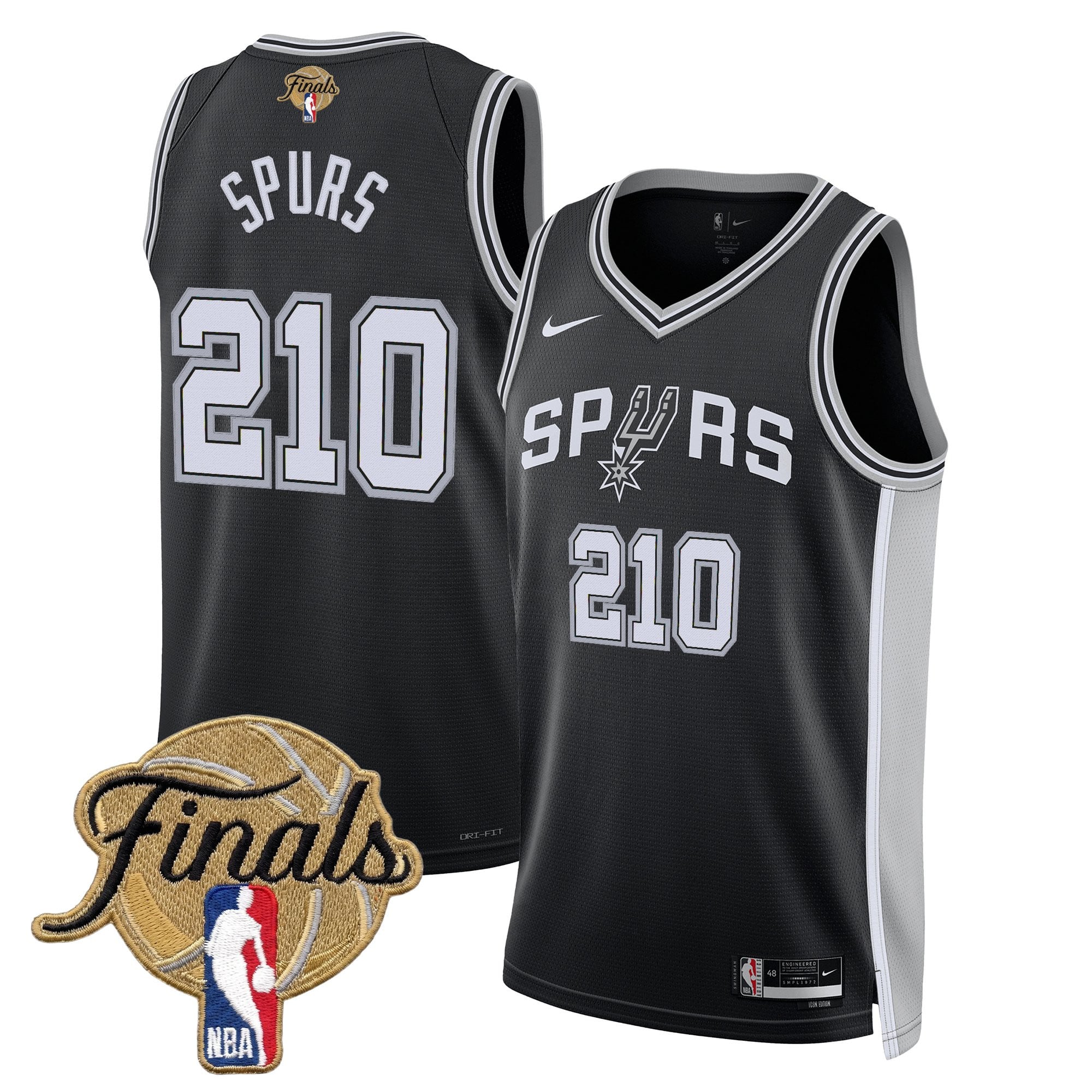 Men's San Antonio Spurs 2026 Finals Swingman Jersey - All Stitched