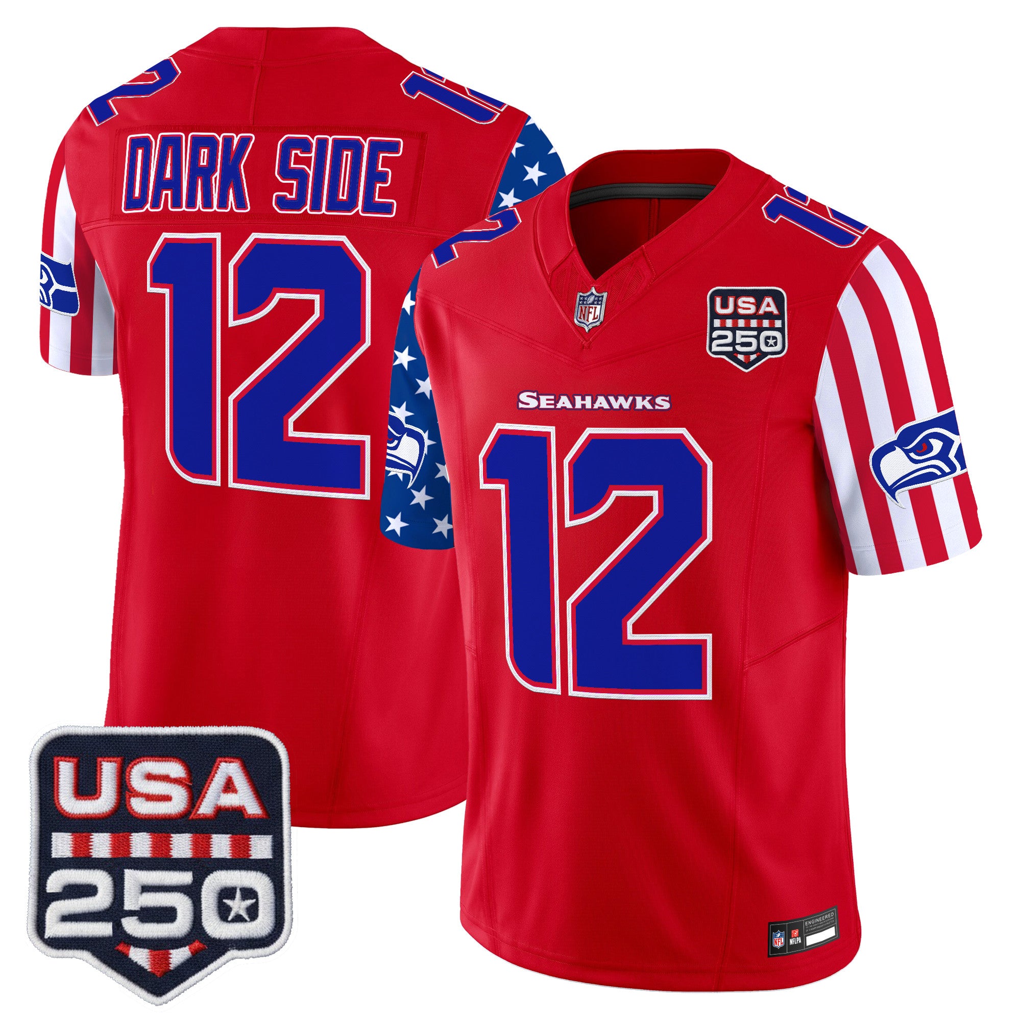 Men's Seattle Seahawks "America 250 Edition" Vapor Limited Jersey - All Stitched